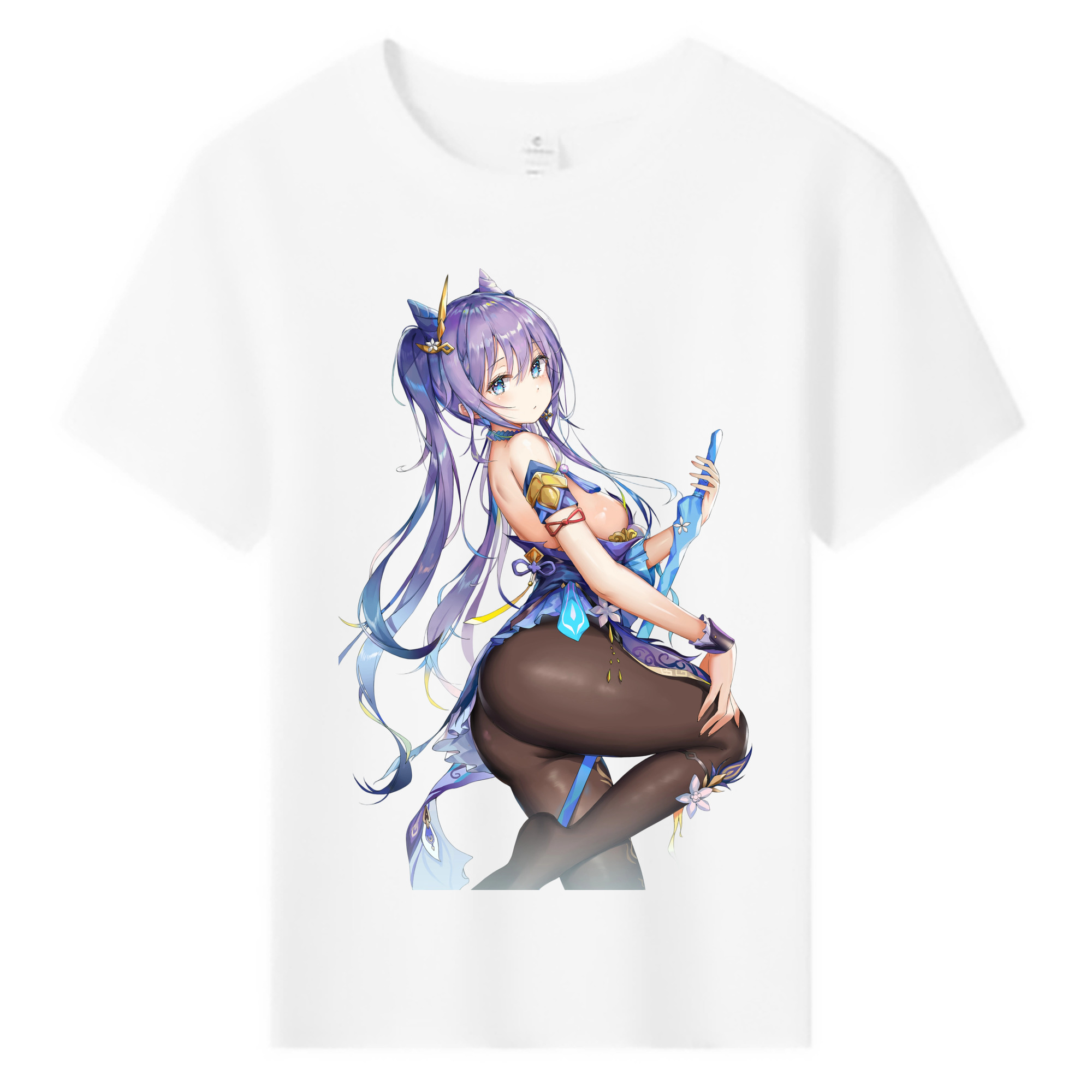 げんし神 刻晴 こくせい genshin Kokusei 綿100％キッズTシャツ（フロントプリント）