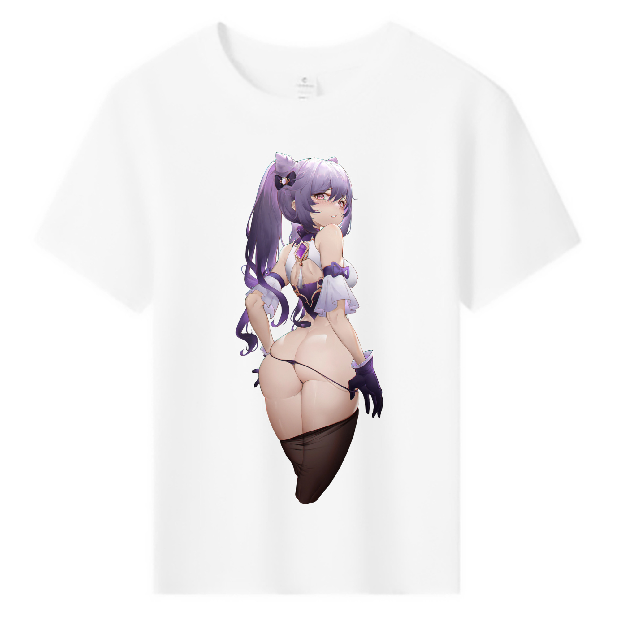 げんし神 刻晴 こくせい genshin Kokusei 綿100％キッズTシャツ（フロントプリント）