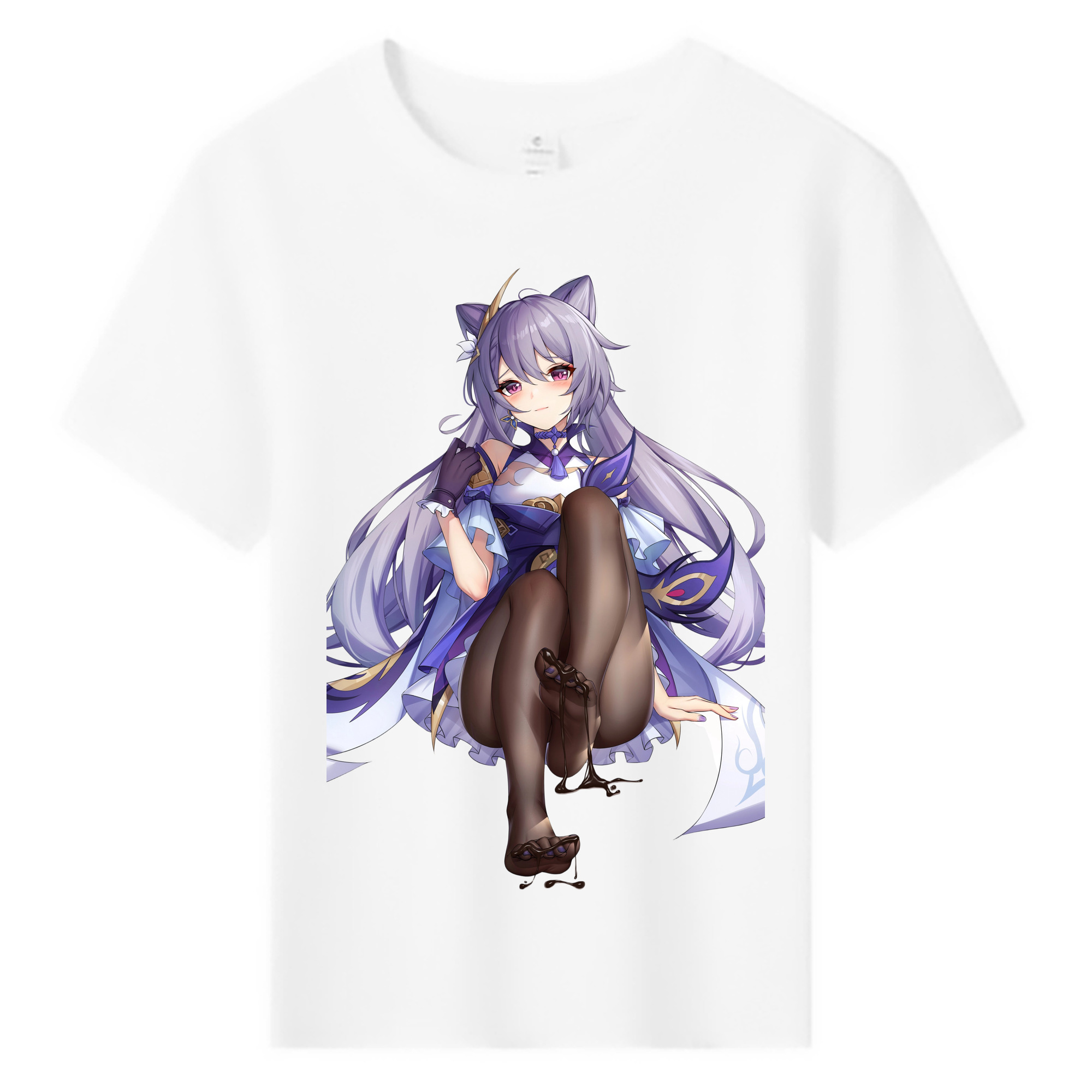 げんし神 刻晴 こくせい genshin Kokusei 綿100％キッズTシャツ（フロントプリント）