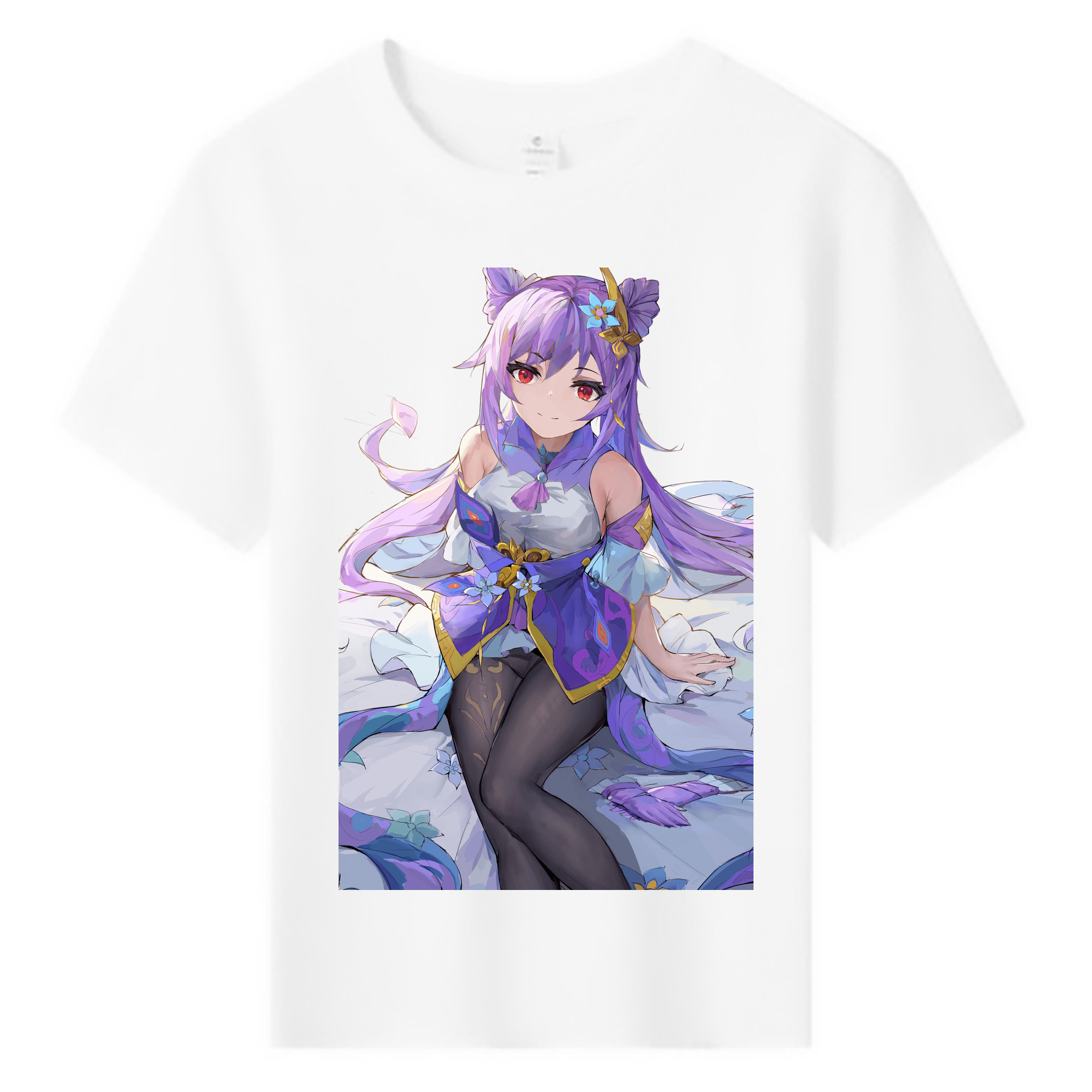 げんし神 刻晴 こくせい genshin Kokusei 綿100％キッズTシャツ（フロントプリント）