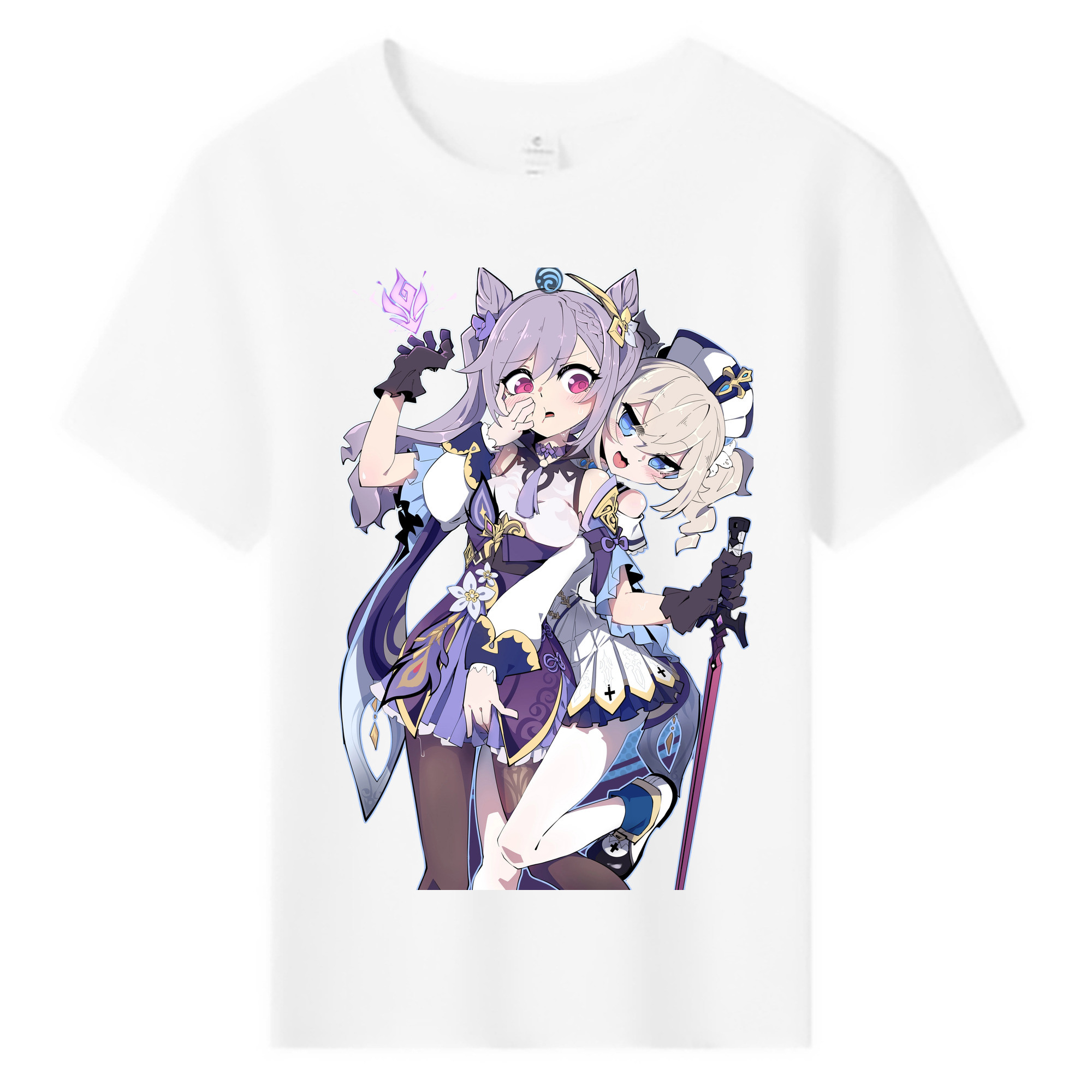げんし神 刻晴 こくせい genshin Kokusei 綿100％キッズTシャツ（フロントプリント）