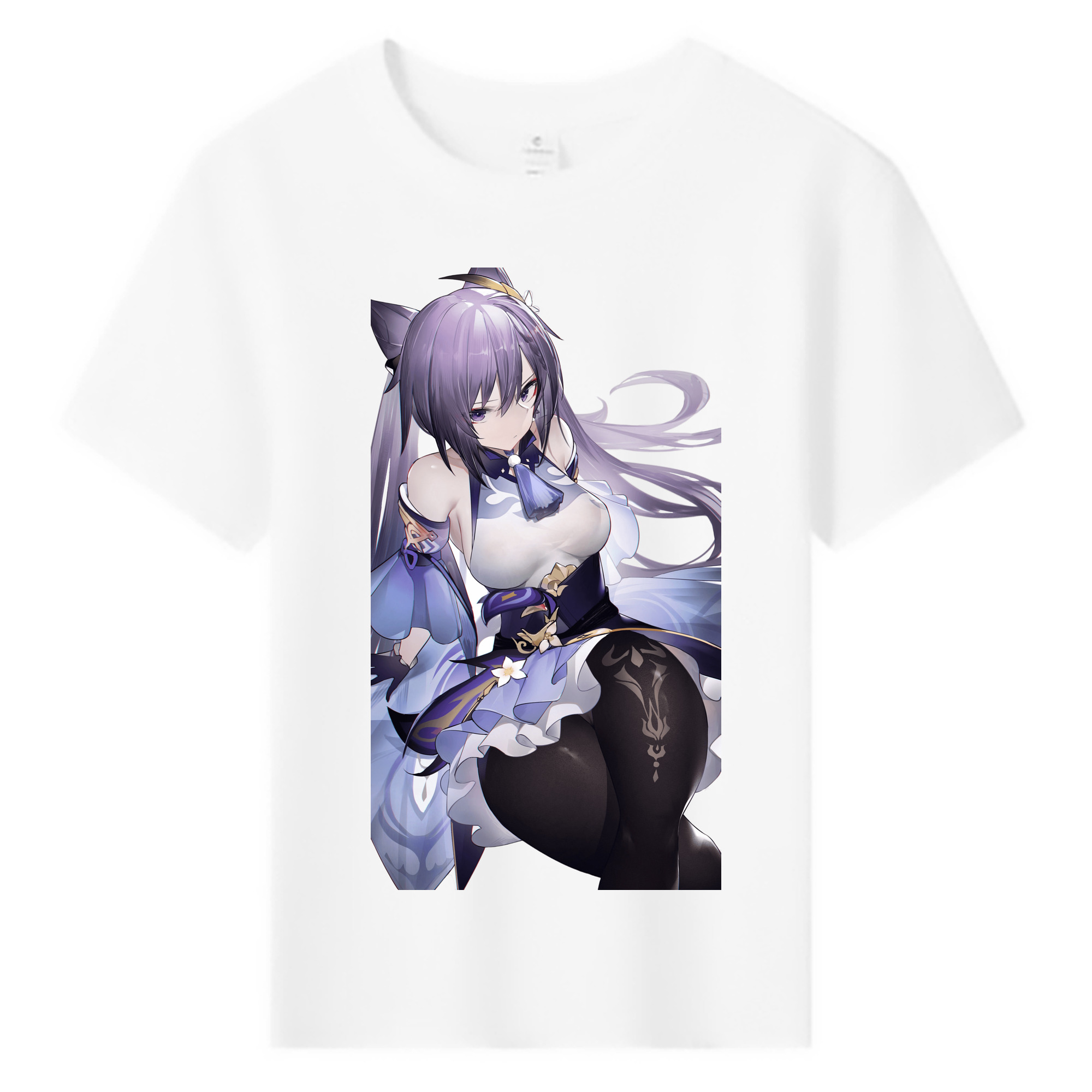 げんし神 刻晴 こくせい genshin Kokusei 綿100％キッズTシャツ（フロントプリント）
