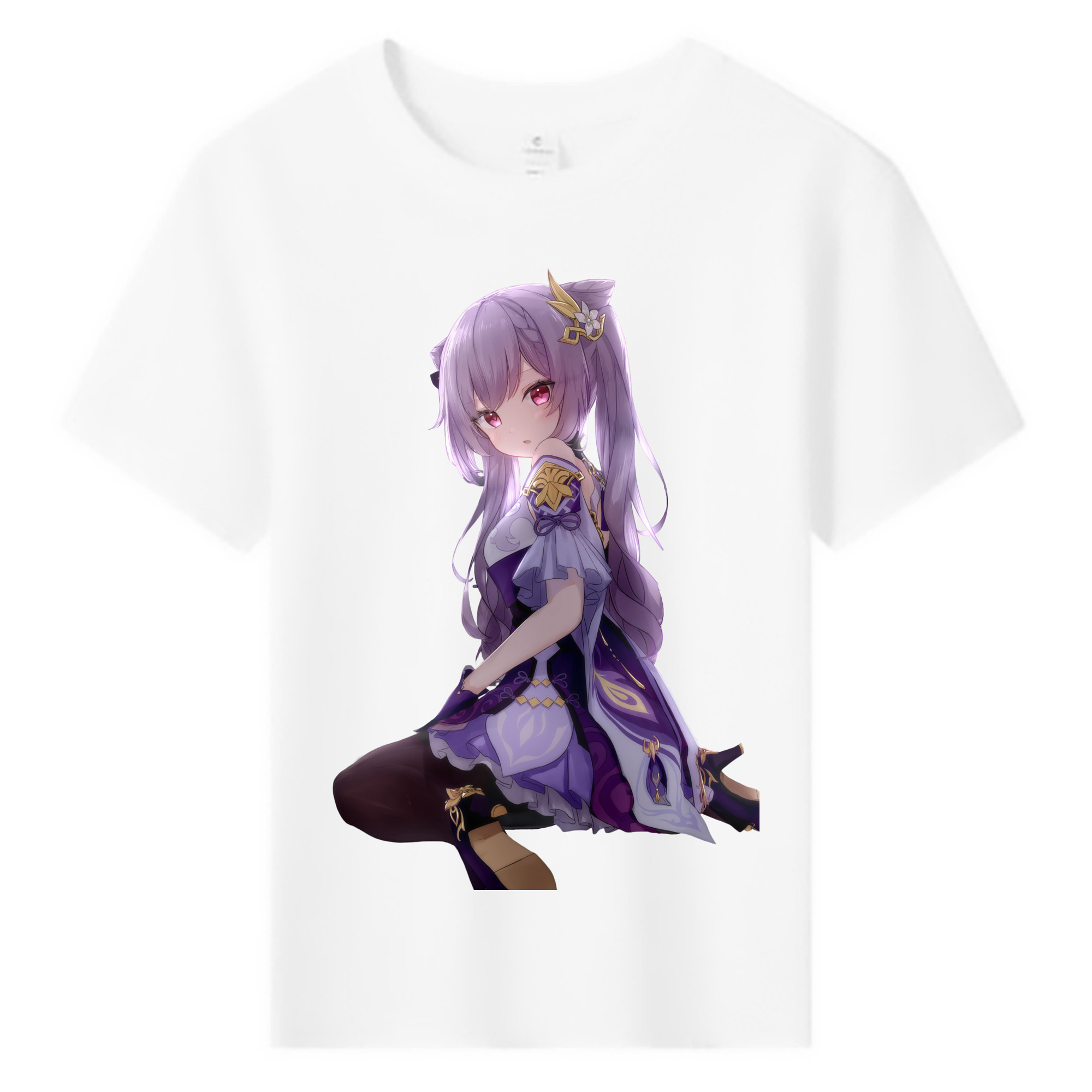 げんし神 刻晴 こくせい genshin Kokusei 綿100％キッズTシャツ（フロントプリント）