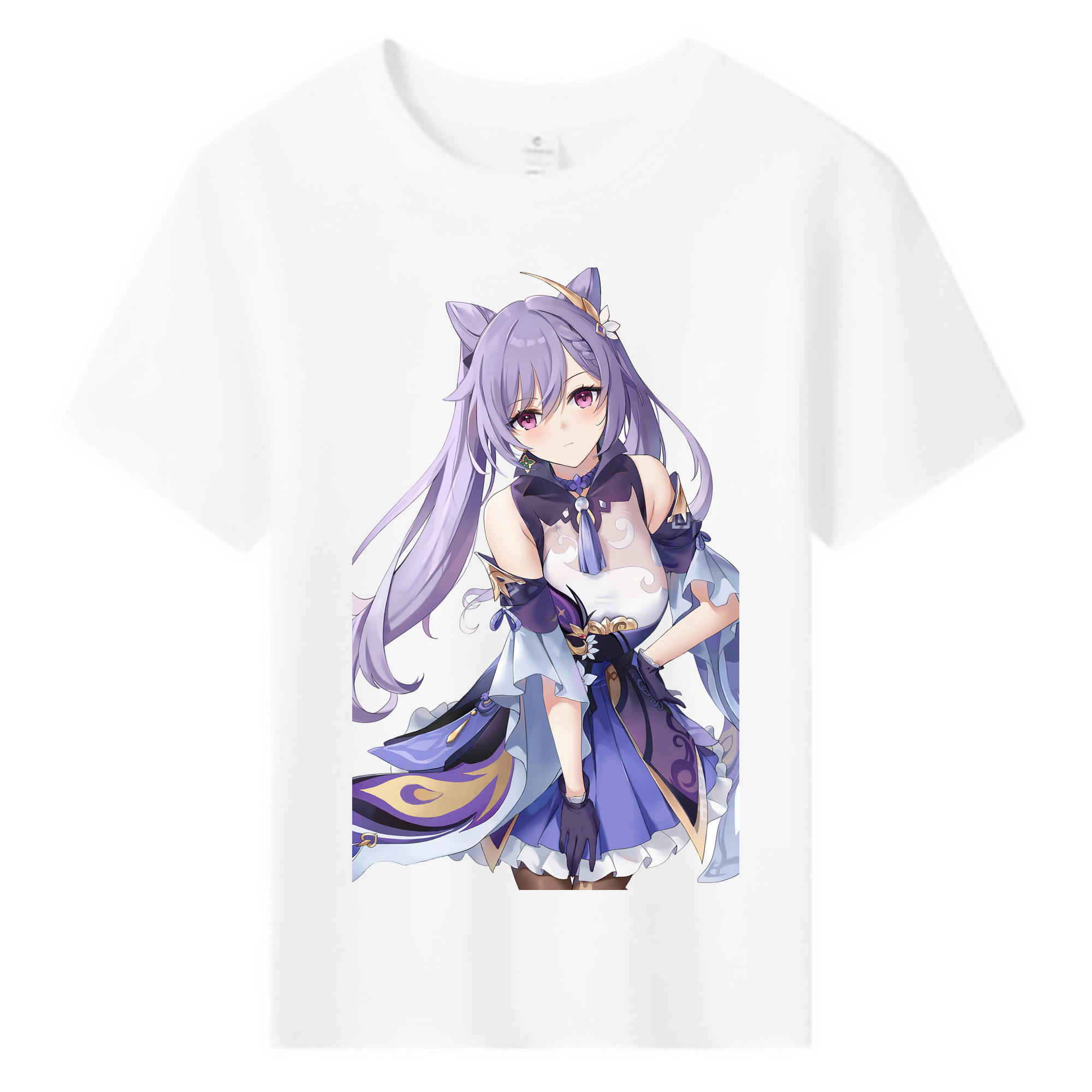 げんし神 刻晴 こくせい genshin Kokusei 綿100％キッズTシャツ（フロントプリント）