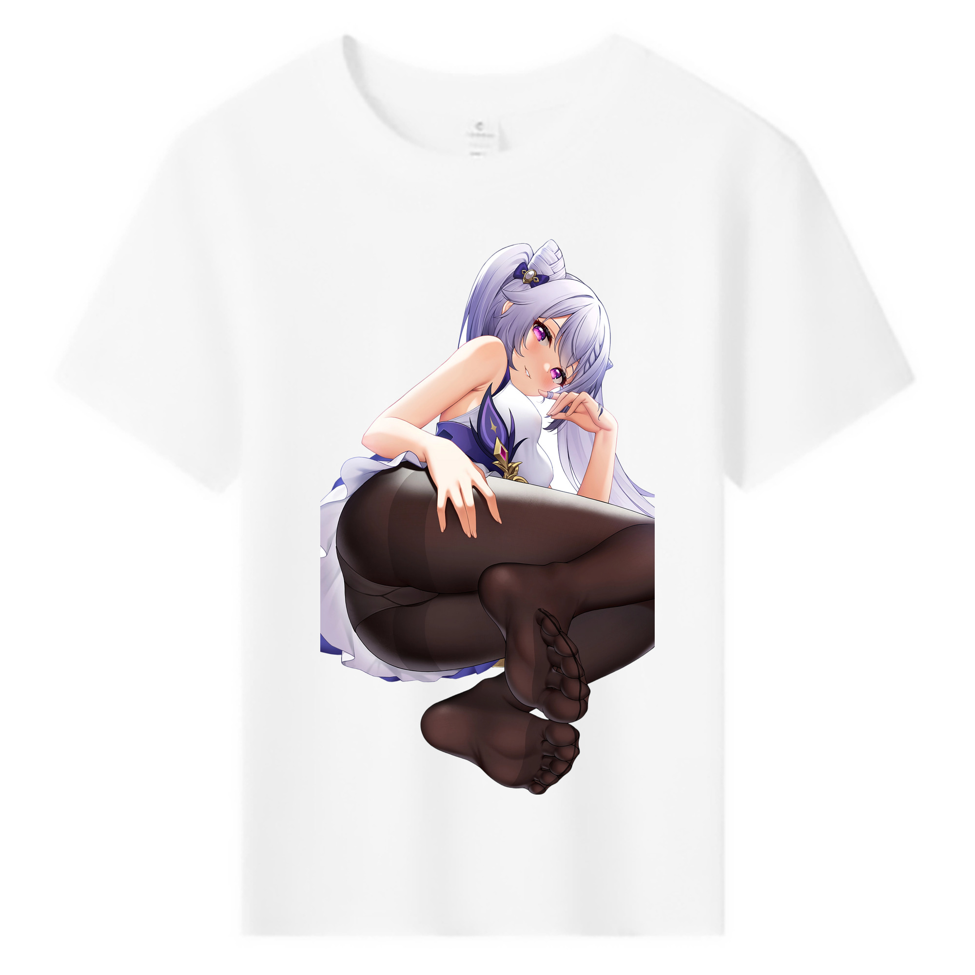 げんし神 刻晴 こくせい genshin Kokusei 綿100％キッズTシャツ（フロントプリント）