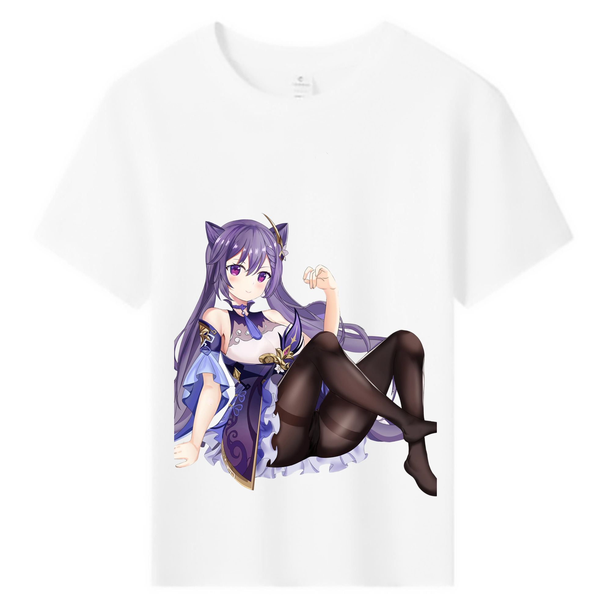 げんし神 刻晴 こくせい genshin Kokusei 綿100％キッズTシャツ（フロントプリント）