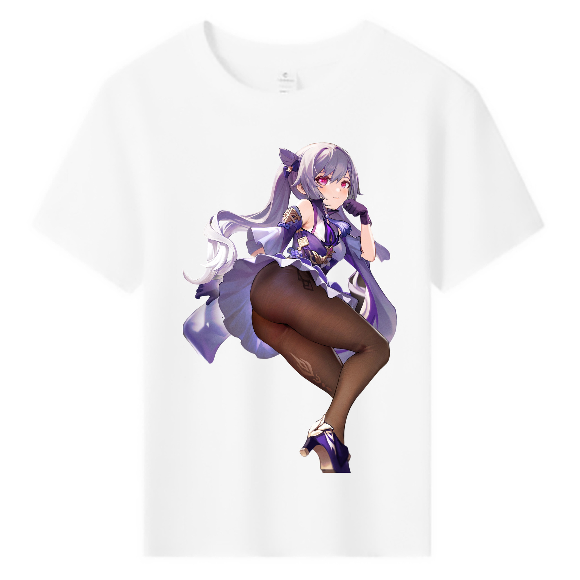 げんし神 刻晴 こくせい genshin Kokusei 綿100％キッズTシャツ（フロントプリント）