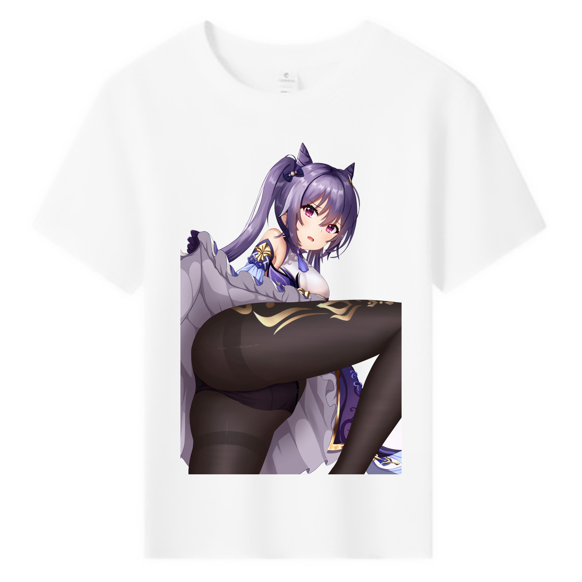 げんし神 刻晴 こくせい genshin Kokusei 綿100％キッズTシャツ（フロントプリント）