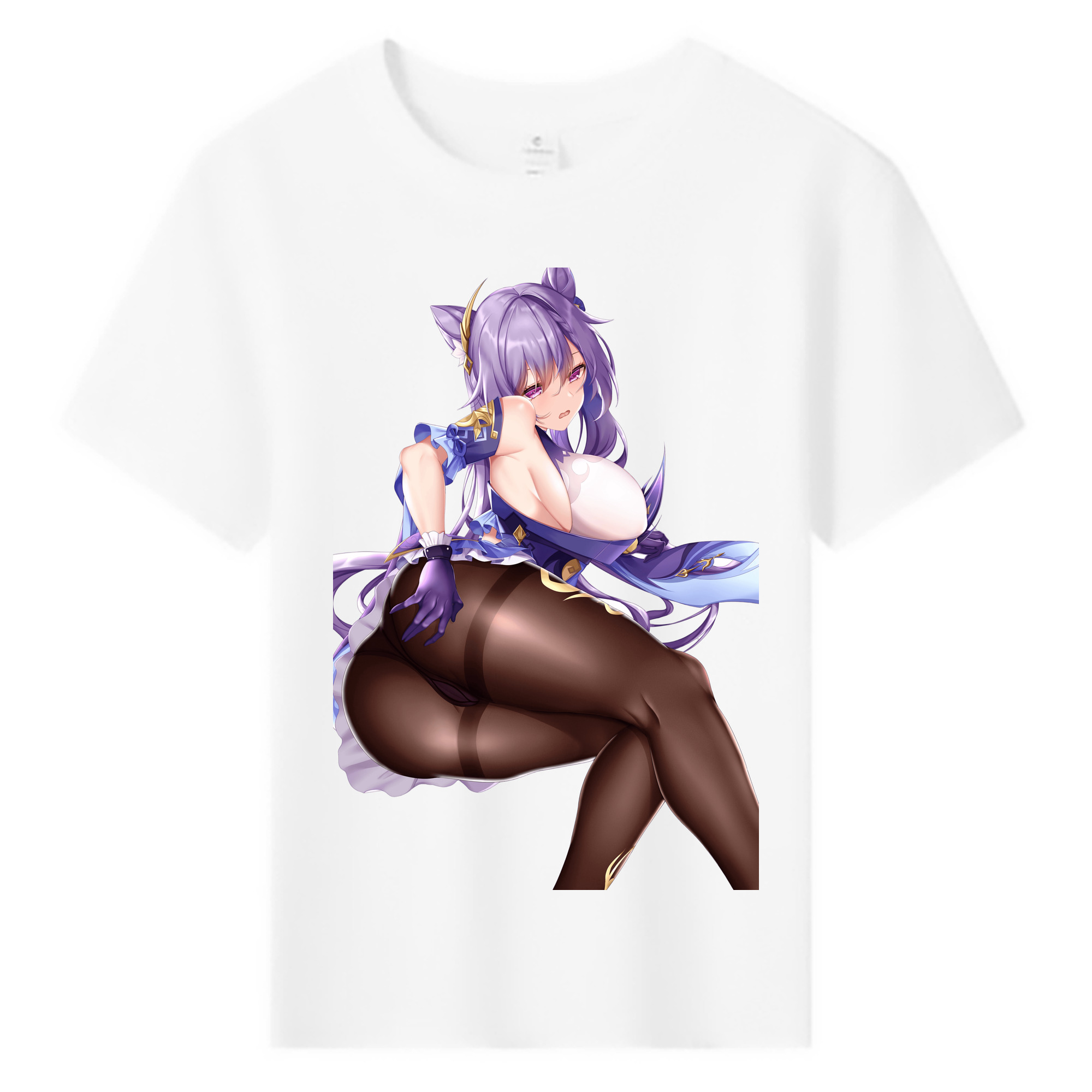 げんし神 刻晴 こくせい genshin Kokusei 綿100％キッズTシャツ（フロントプリント）