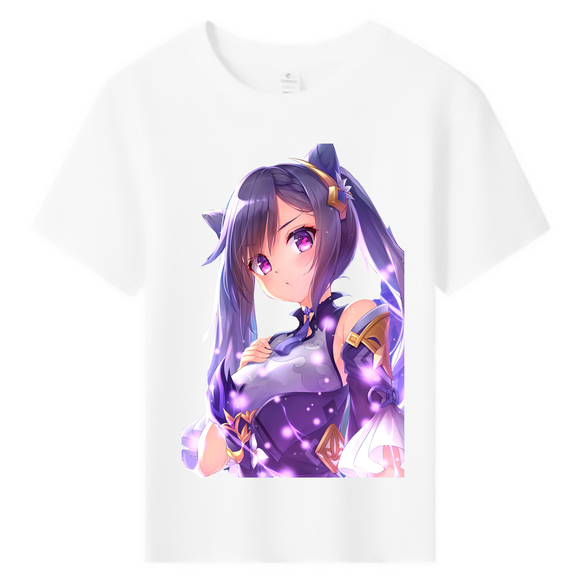 げんし神 刻晴 こくせい genshin Kokusei 綿100％キッズTシャツ（フロントプリント）