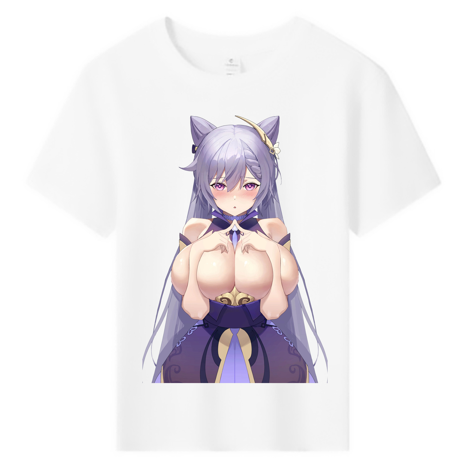 げんし神 刻晴 こくせい genshin Kokusei 綿100％キッズTシャツ（フロントプリント）