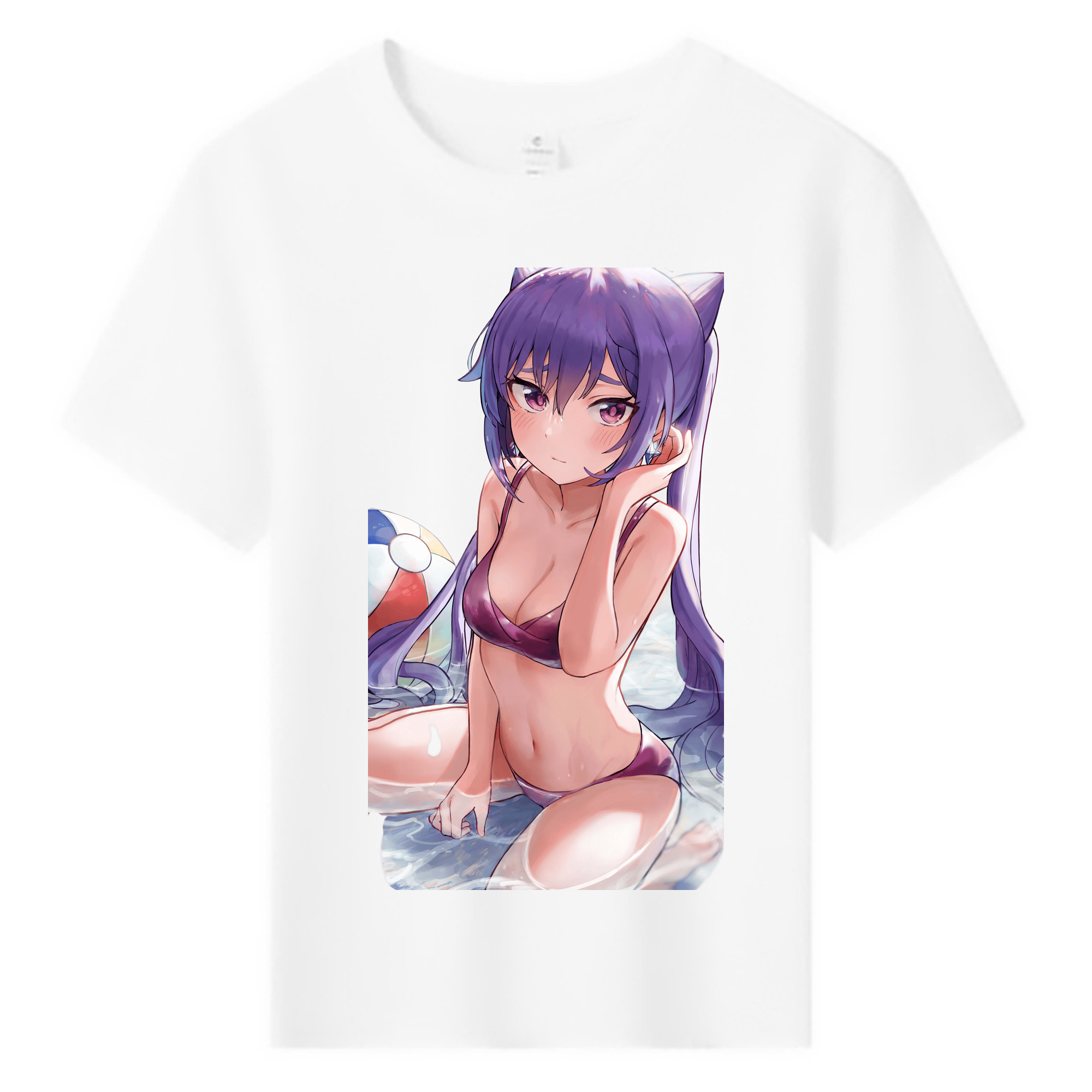 げんし神 刻晴 こくせい genshin Kokusei 綿100％キッズTシャツ（フロントプリント）