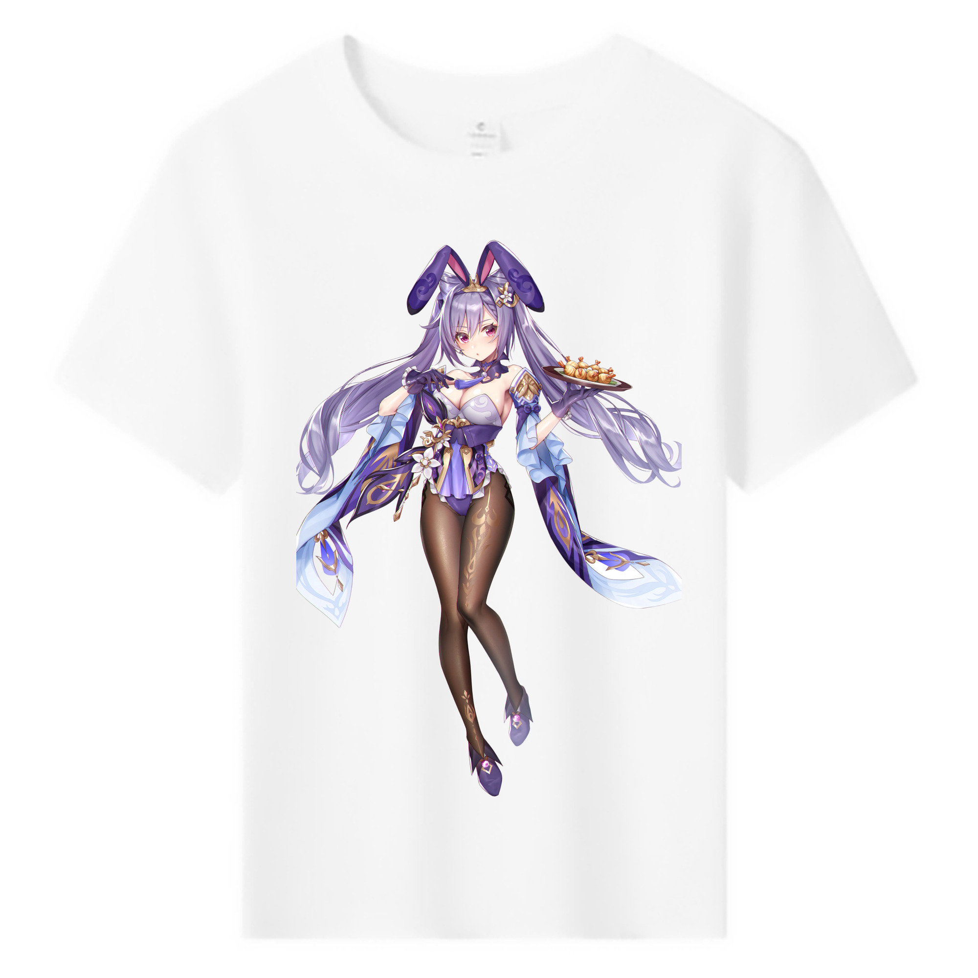 げんし神 刻晴 こくせい genshin Kokusei 綿100％キッズTシャツ（フロントプリント）