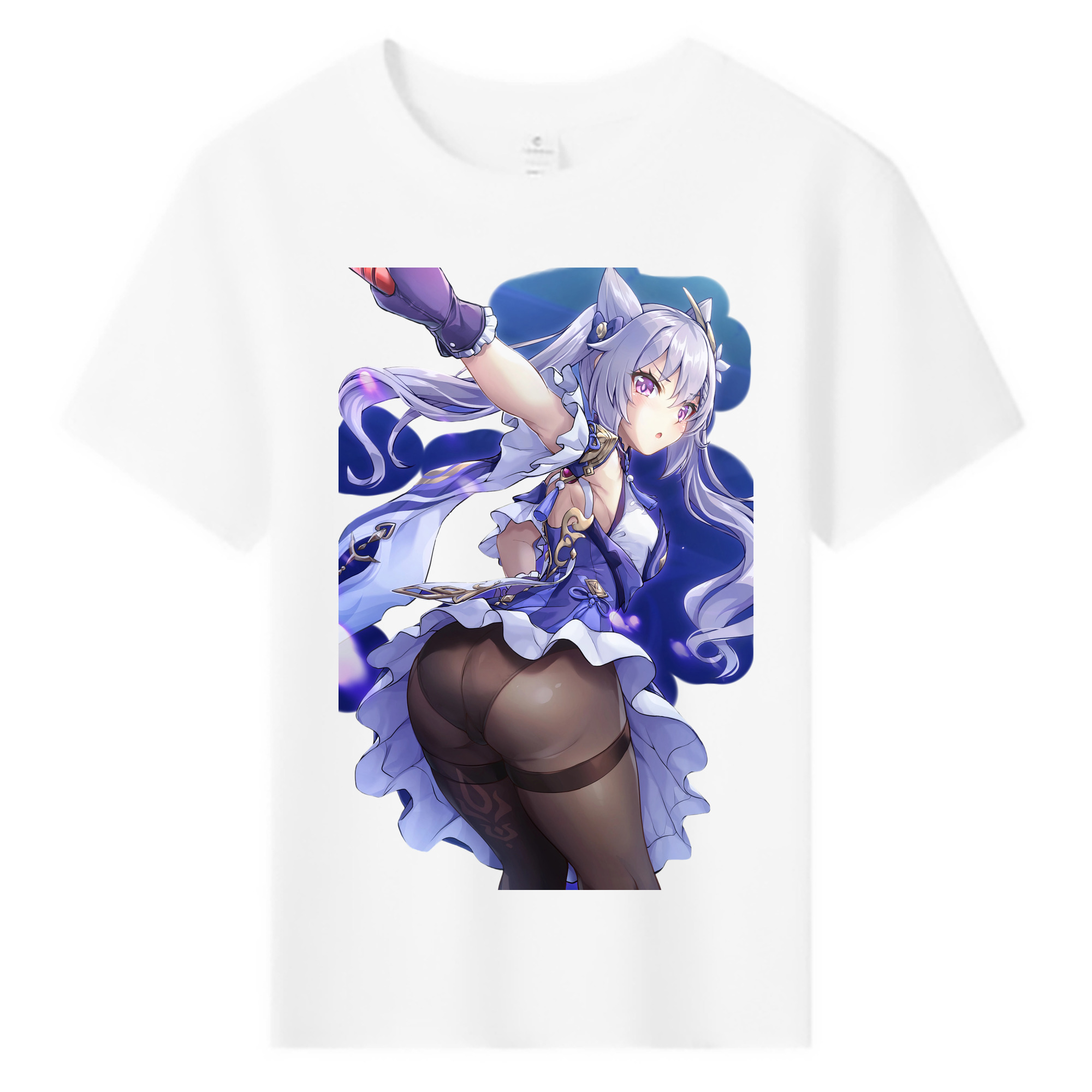 げんし神 刻晴 こくせい genshin Kokusei 綿100％キッズTシャツ（フロントプリント）