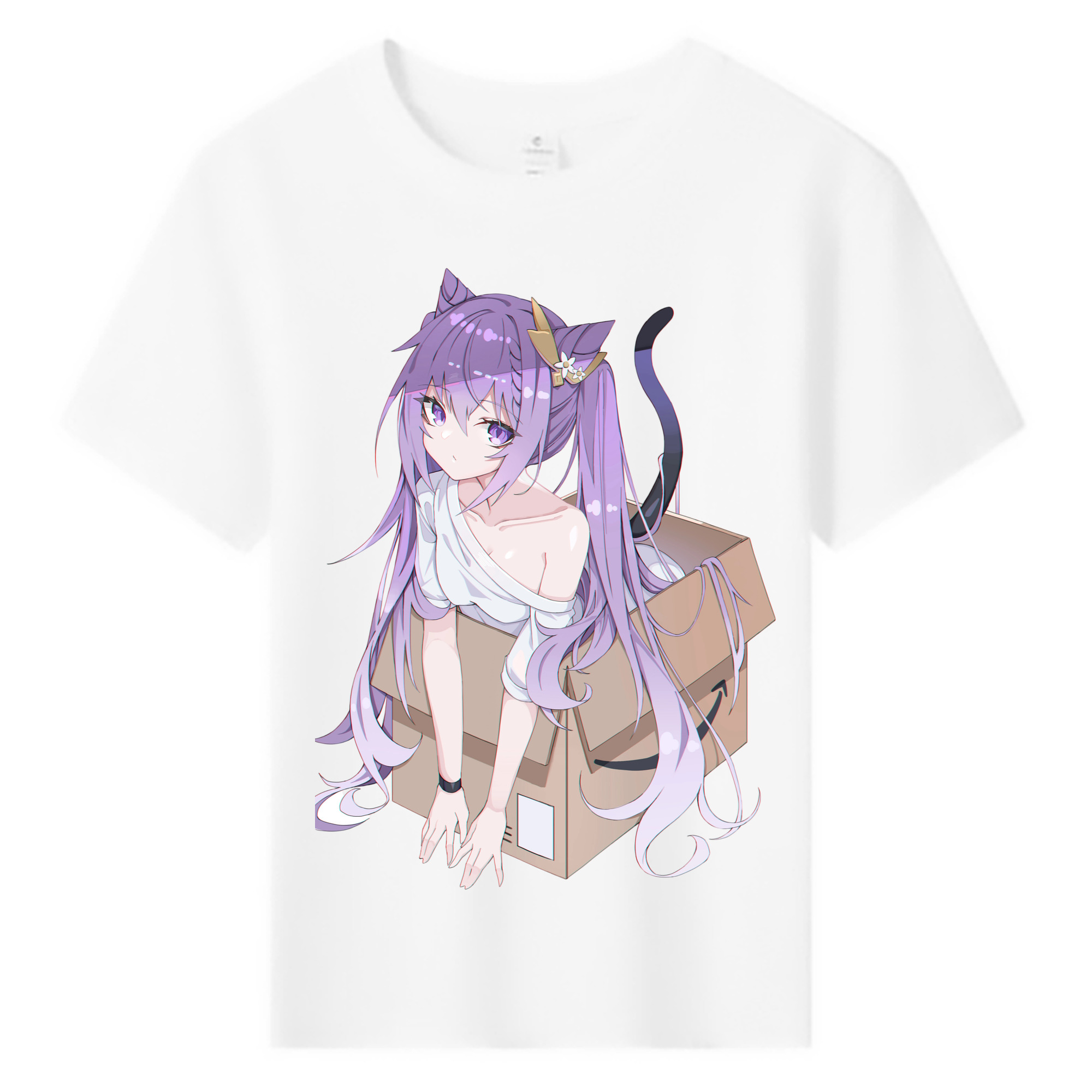 げんし神 刻晴 こくせい genshin Kokusei 綿100％キッズTシャツ（フロントプリント）