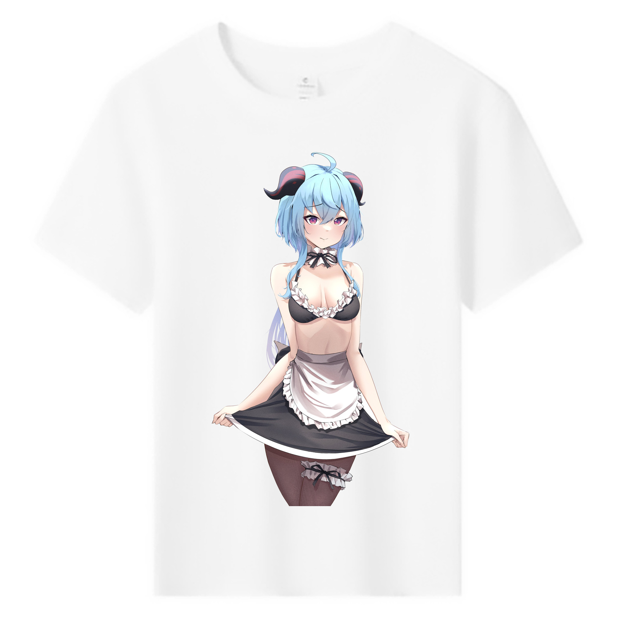 げんし神 甘雨 かんう genshin Ganyu 綿100％キッズTシャツ（フロントプリント）
