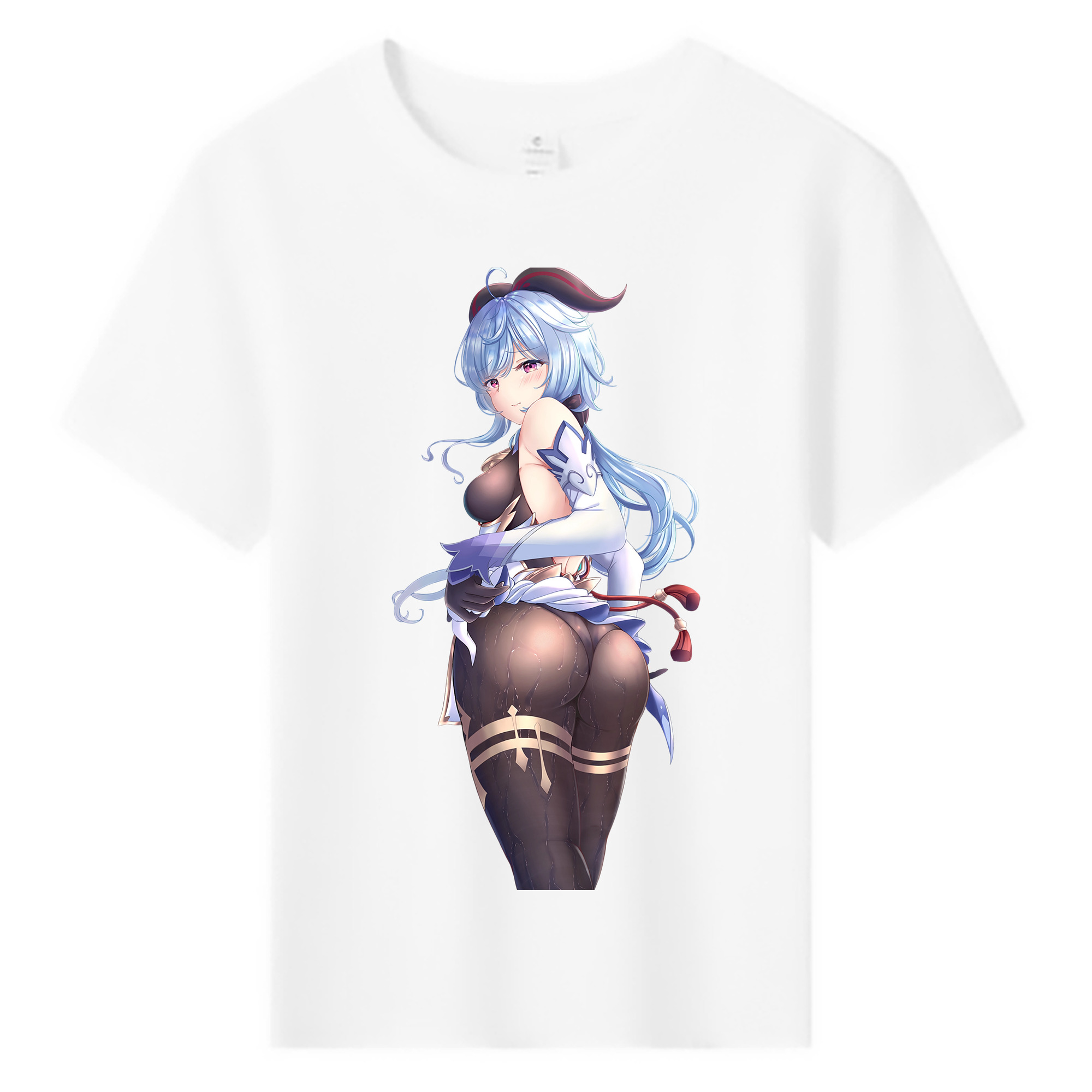 げんし神 甘雨 かんう genshin Ganyu 綿100％キッズTシャツ（フロントプリント）