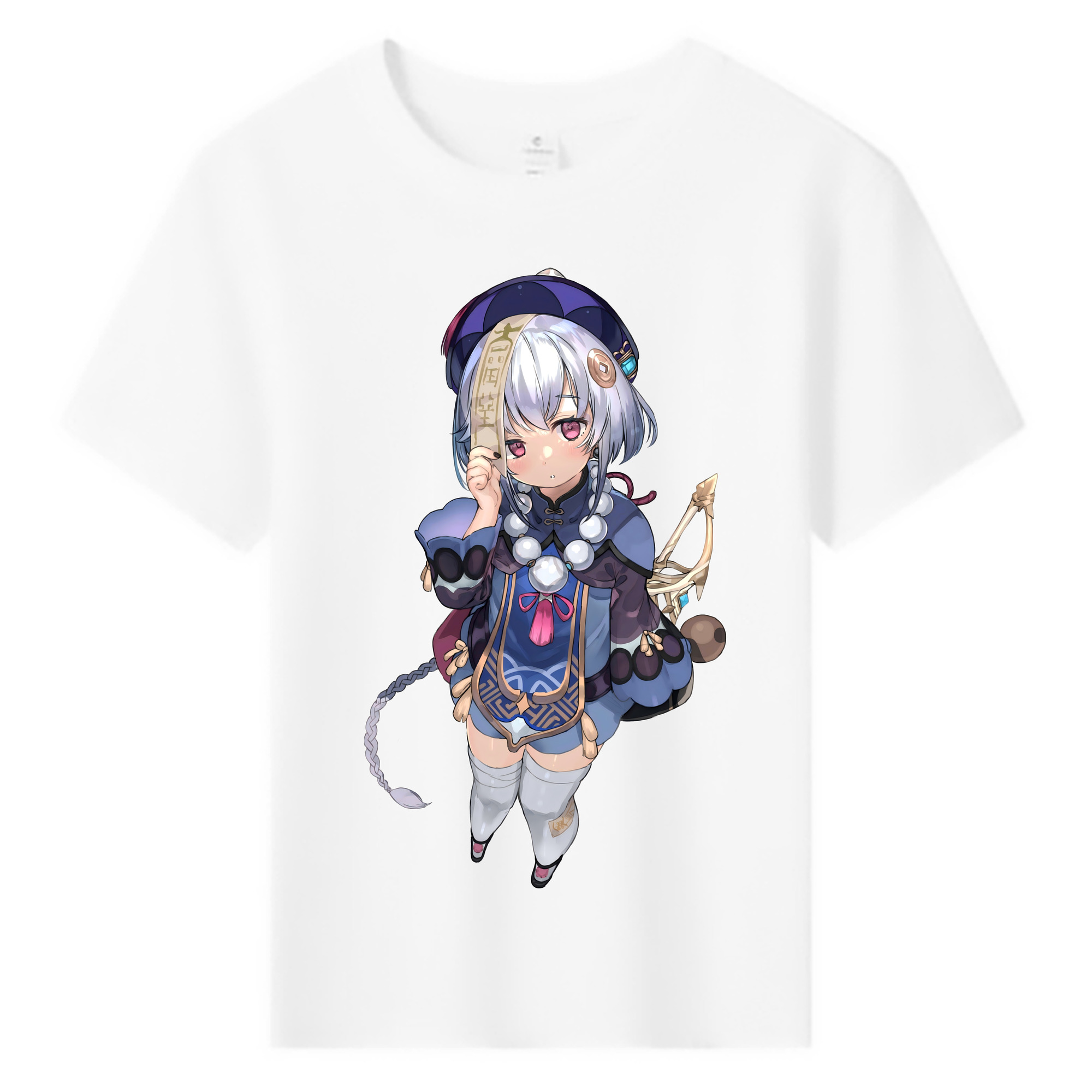 げんし神 七七 なな  genshin Nana 綿100％キッズTシャツ（フロントプリント）