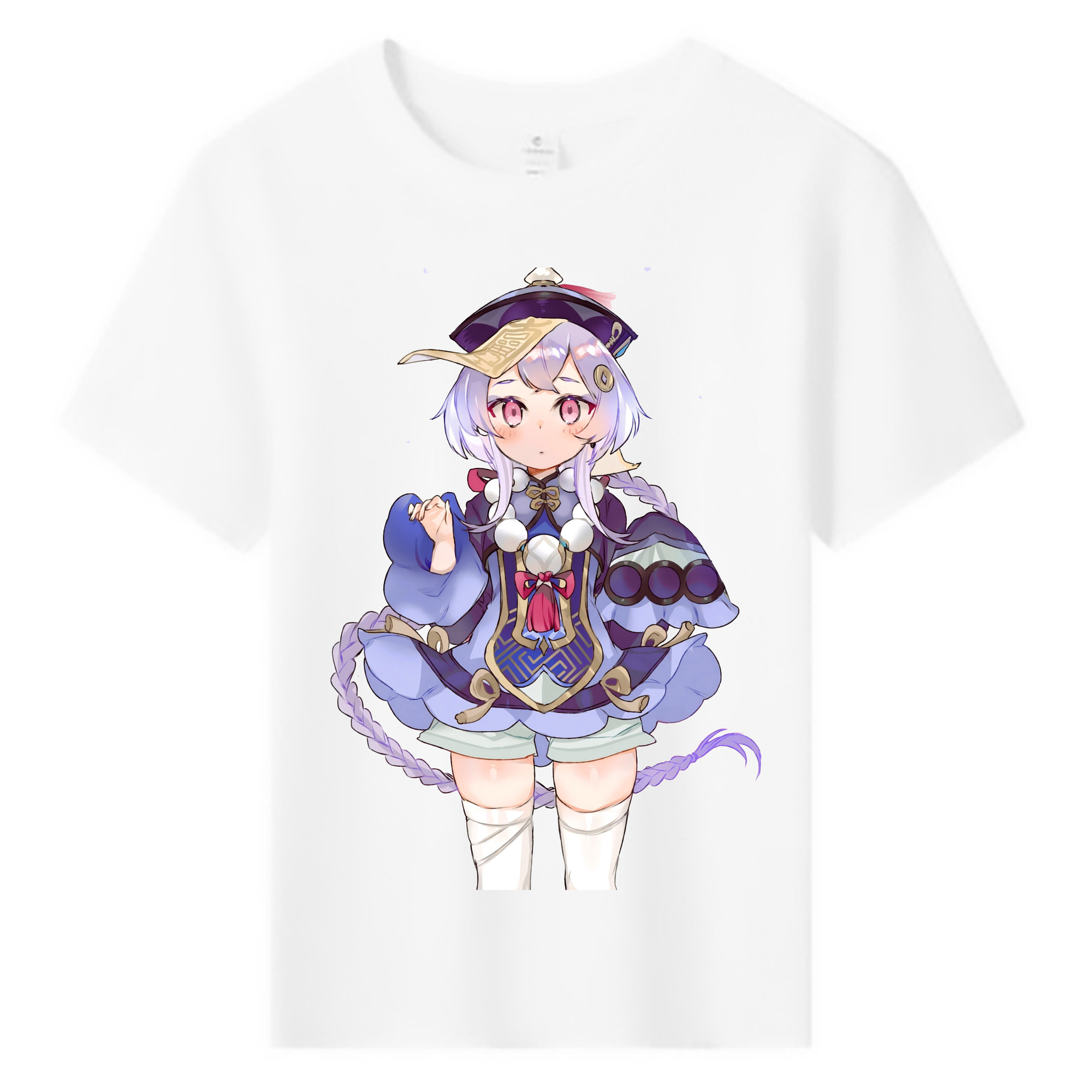 げんし神 七七 なな  genshin Nana 綿100％キッズTシャツ（フロントプリント）