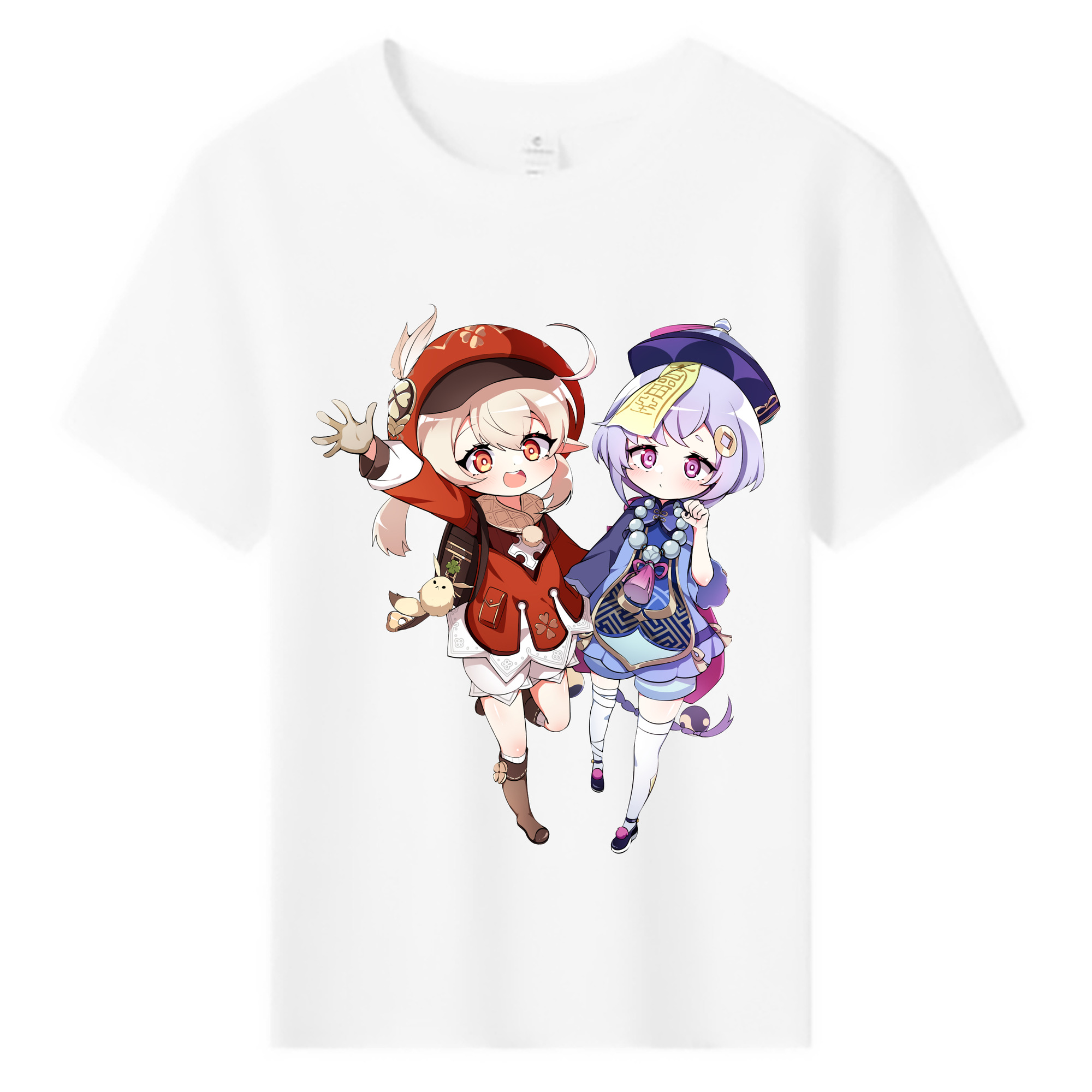 げんし神 七七 なな  genshin Nana 綿100％キッズTシャツ（フロントプリント）