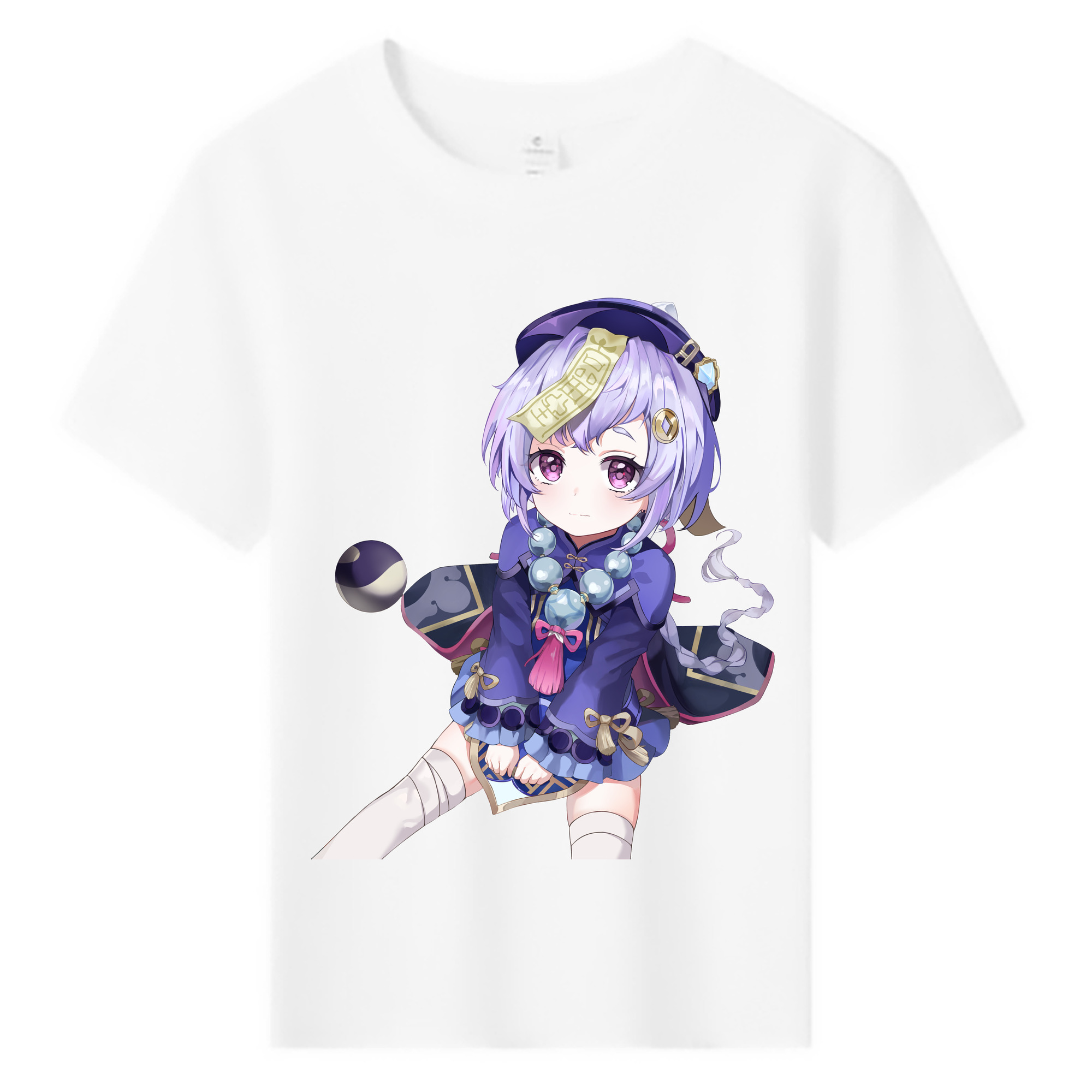げんし神 七七 なな  genshin Nana 綿100％キッズTシャツ（フロントプリント）