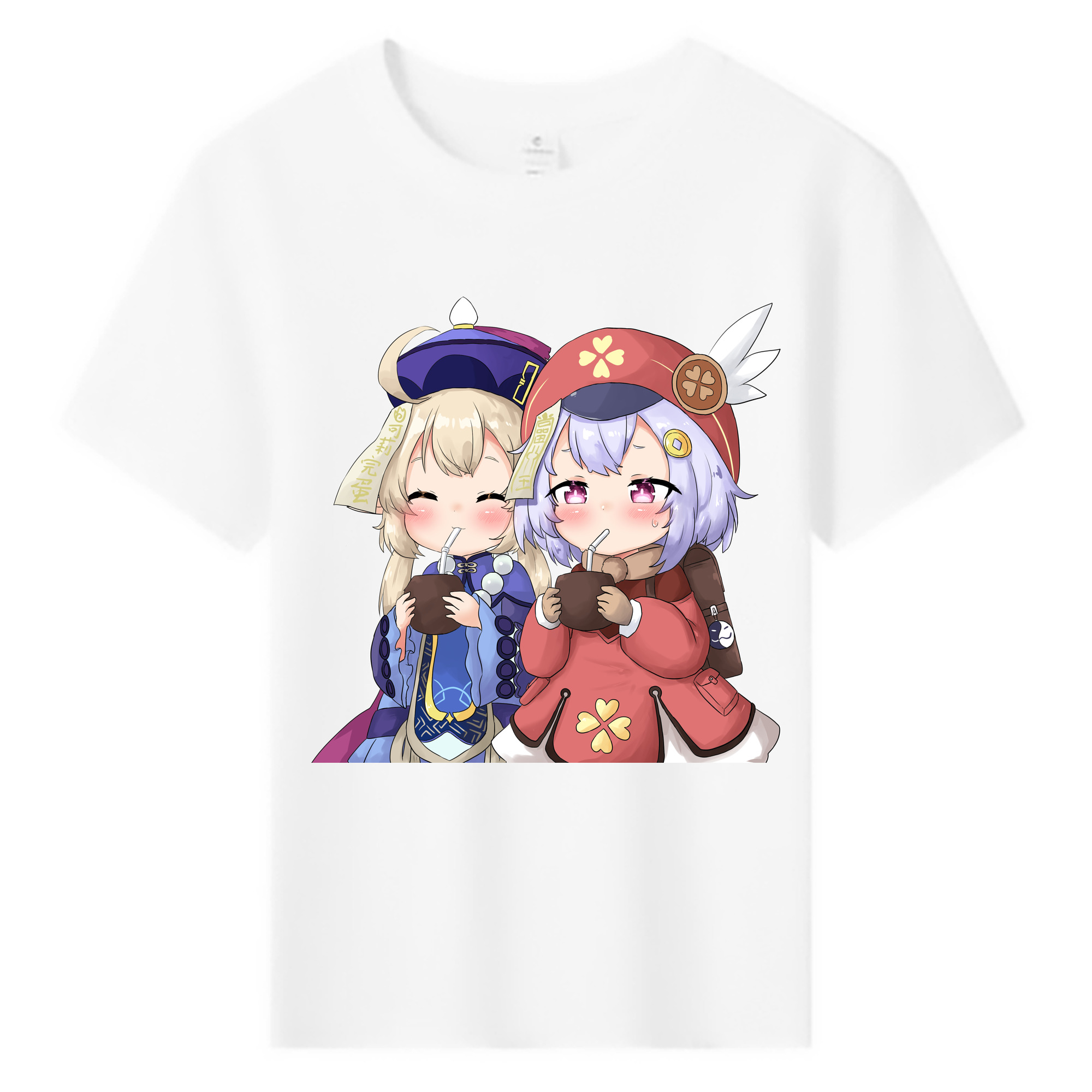 げんし神 七七 なな  genshin Nana 綿100％キッズTシャツ（フロントプリント）
