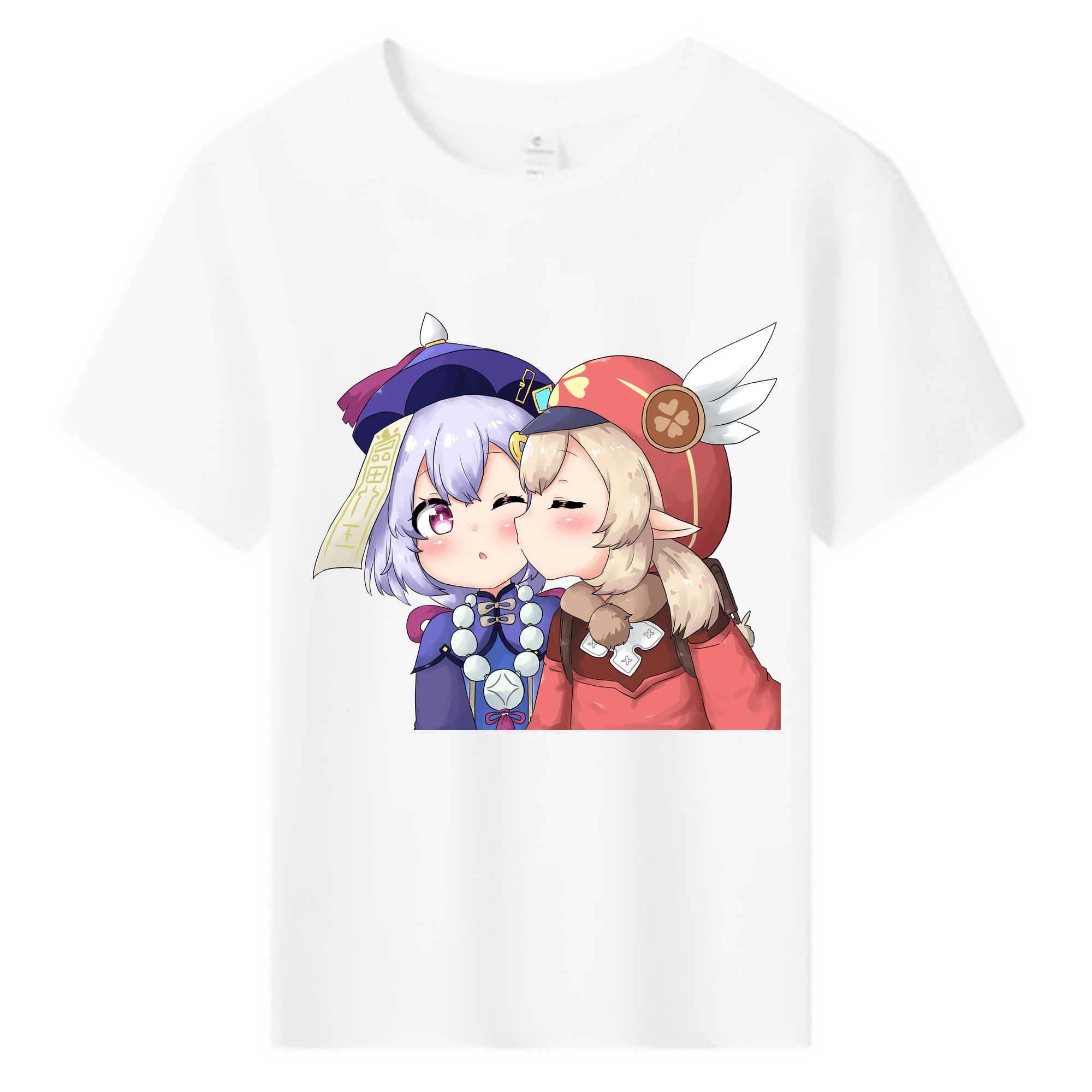 げんし神 七七 なな  genshin Nana 綿100％キッズTシャツ（フロントプリント）