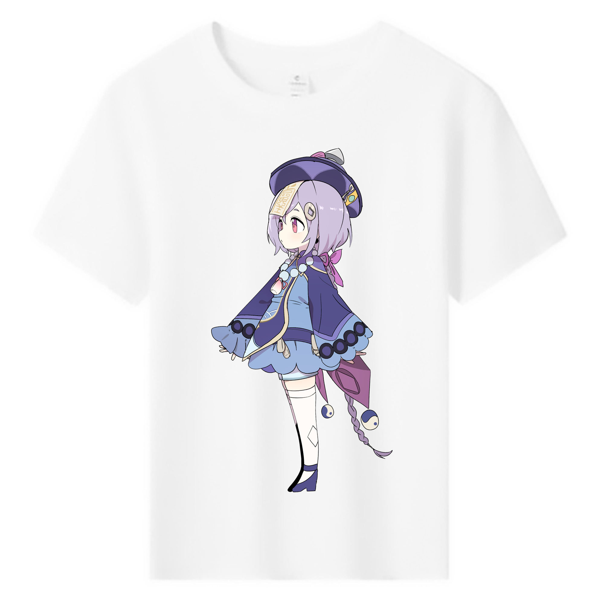 げんし神 七七 なな  genshin Nana 綿100％キッズTシャツ（フロントプリント）
