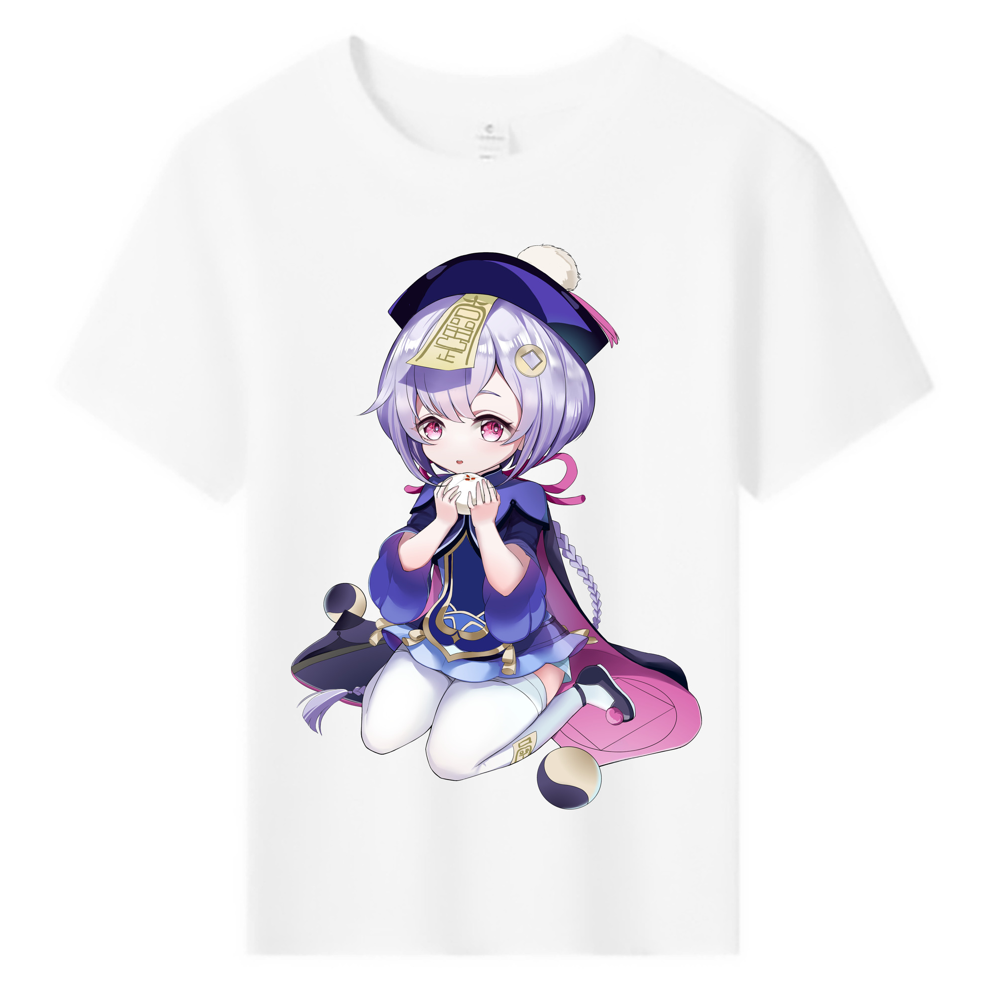 げんし神 七七 なな  genshin Nana 綿100％キッズTシャツ（フロントプリント）