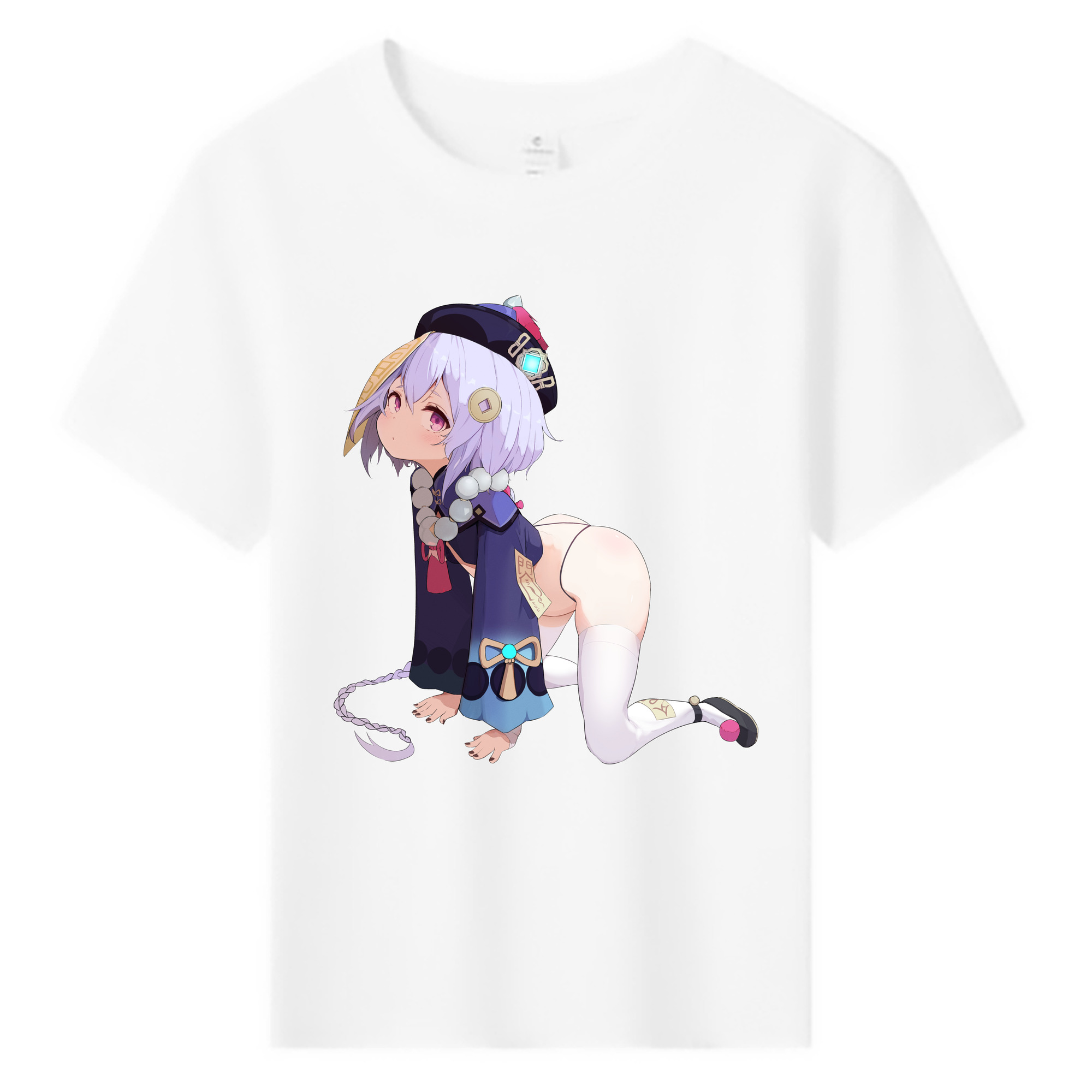 げんし神 七七 なな  genshin Nana 綿100％キッズTシャツ（フロントプリント）