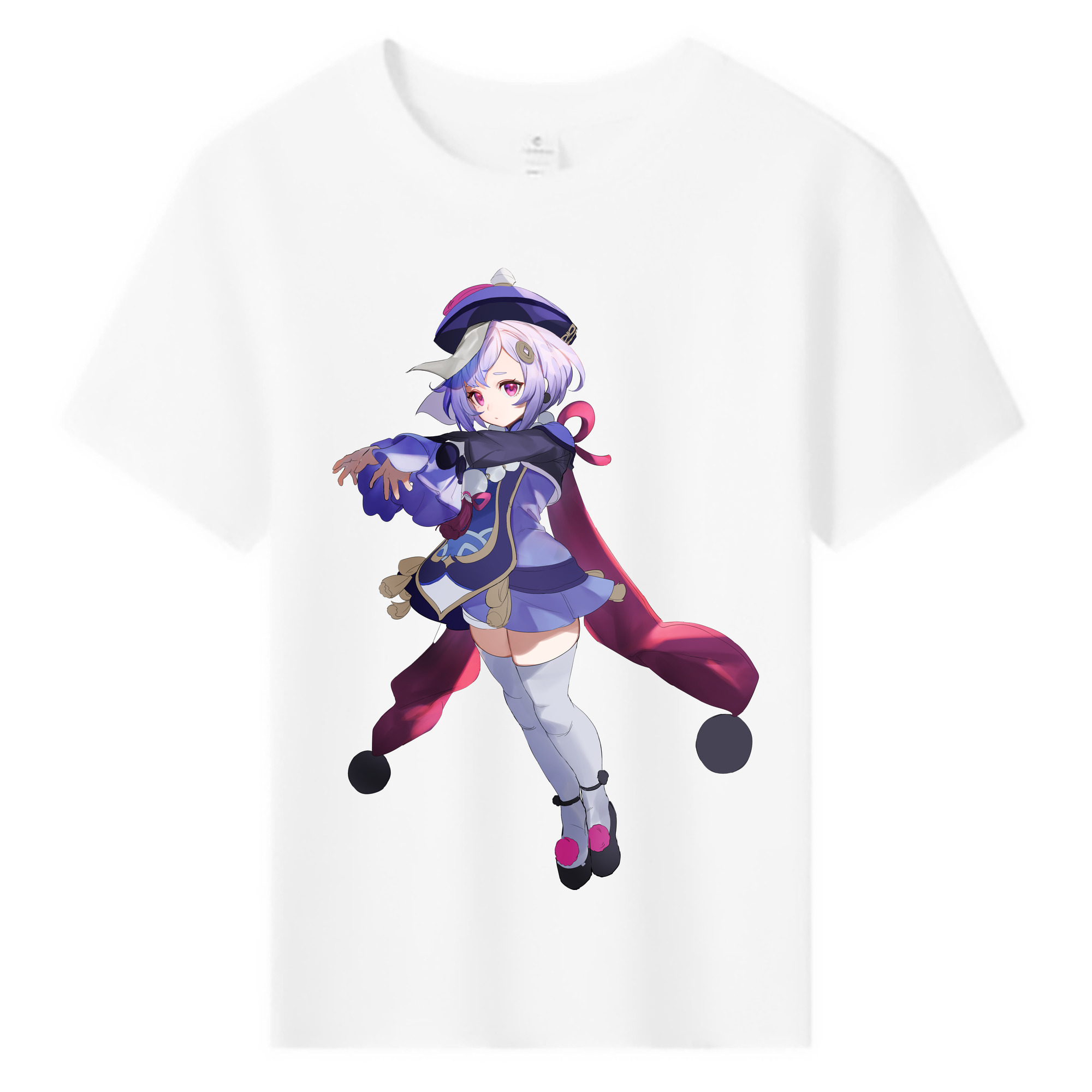 げんし神 七七 なな  genshin Nana 綿100％キッズTシャツ（フロントプリント）