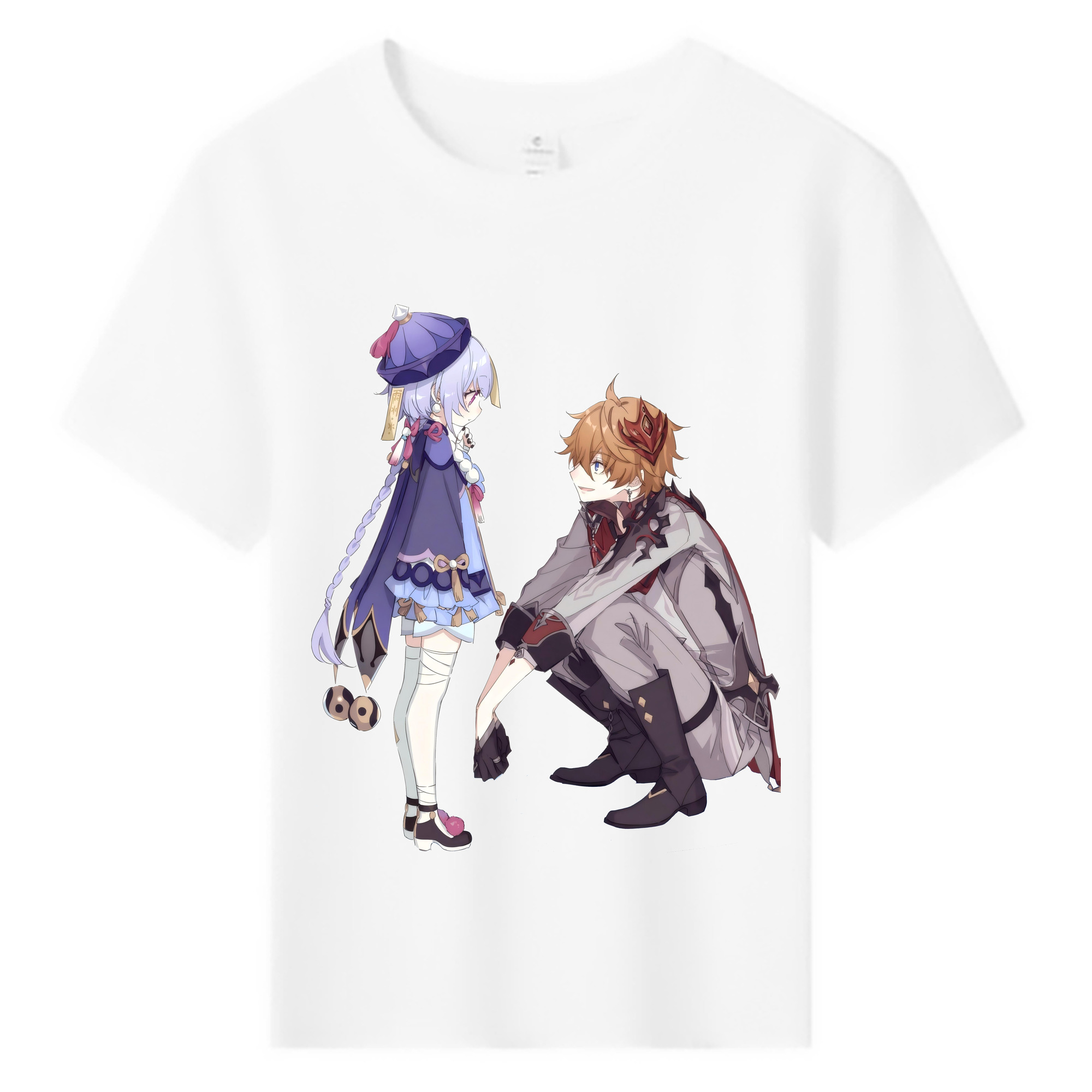 げんし神 七七 なな  genshin Nana 綿100％キッズTシャツ（フロントプリント）