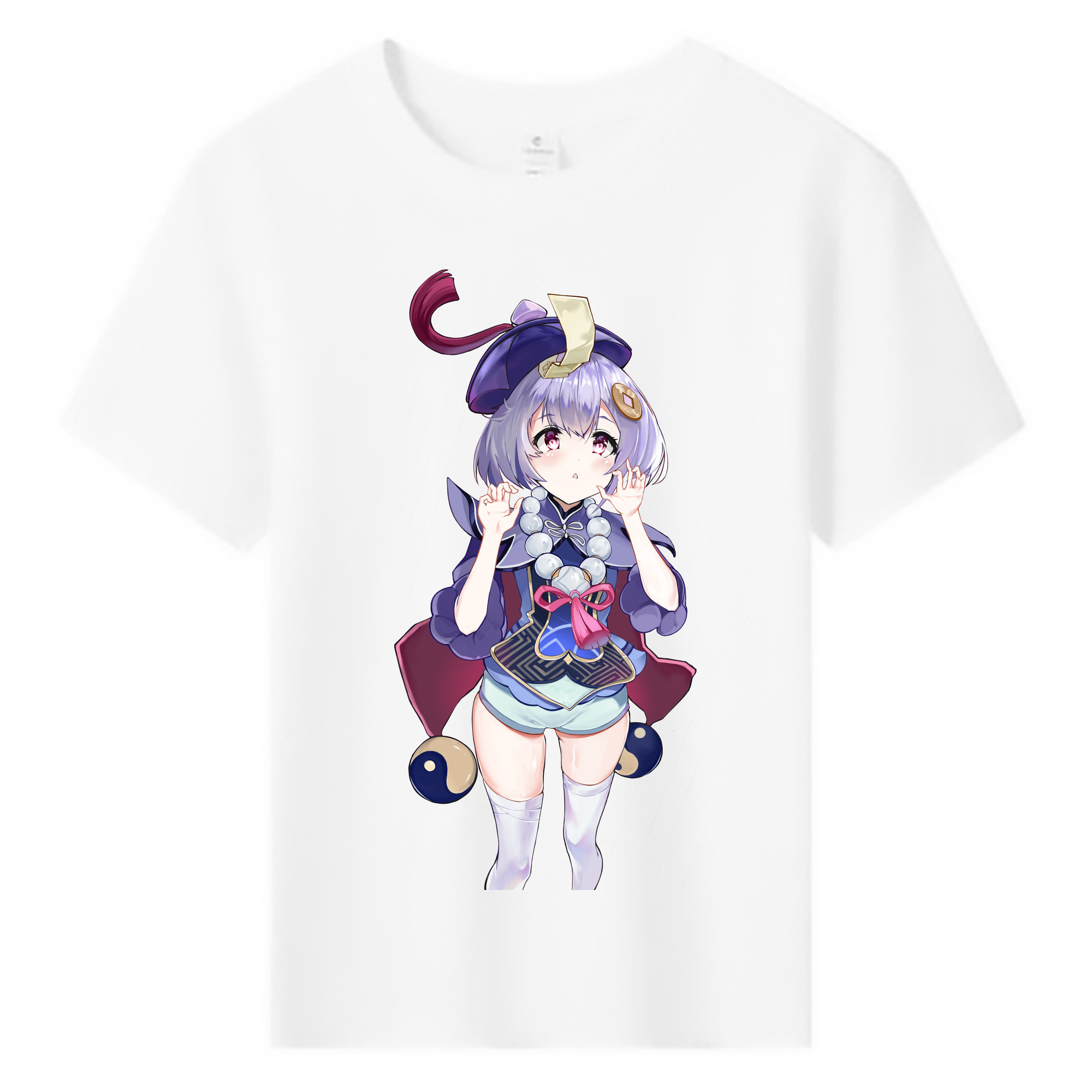 げんし神 七七 なな  genshin Nana 綿100％キッズTシャツ（フロントプリント）
