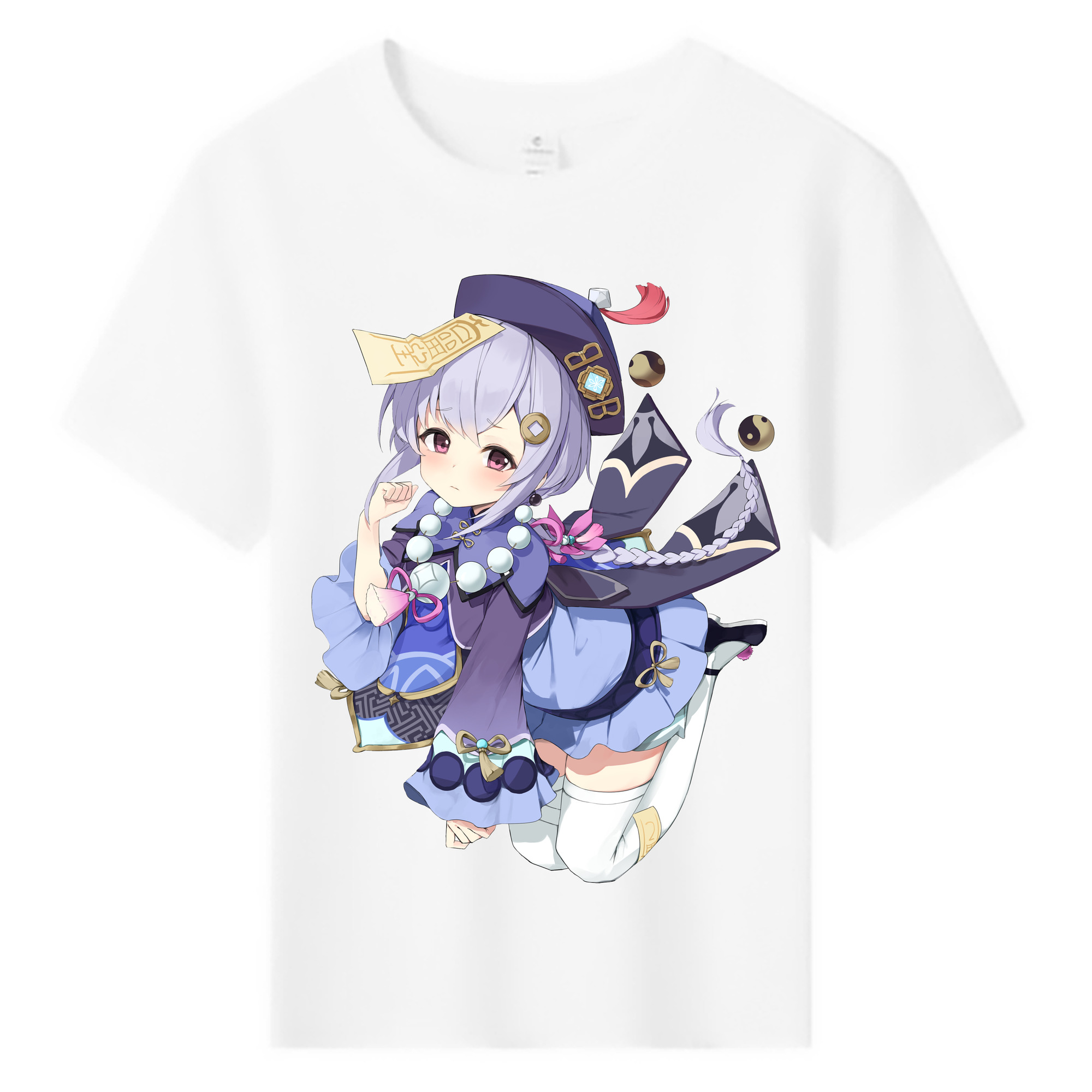 げんし神 七七 なな  genshin Nana 綿100％キッズTシャツ（フロントプリント）