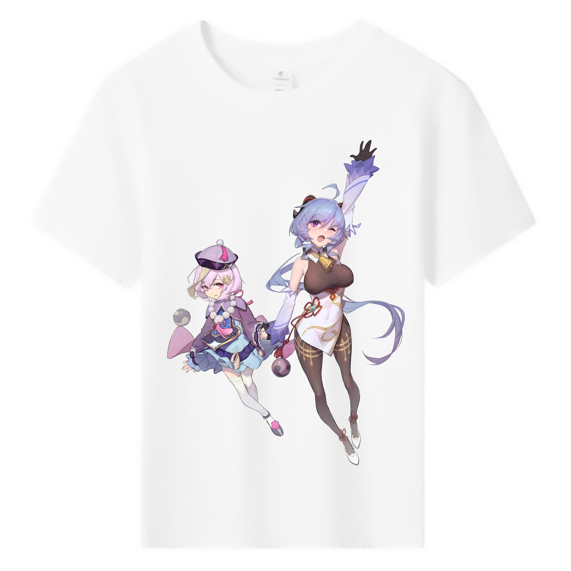 げんし神 七七 なな  genshin Nana 綿100％キッズTシャツ（フロントプリント）