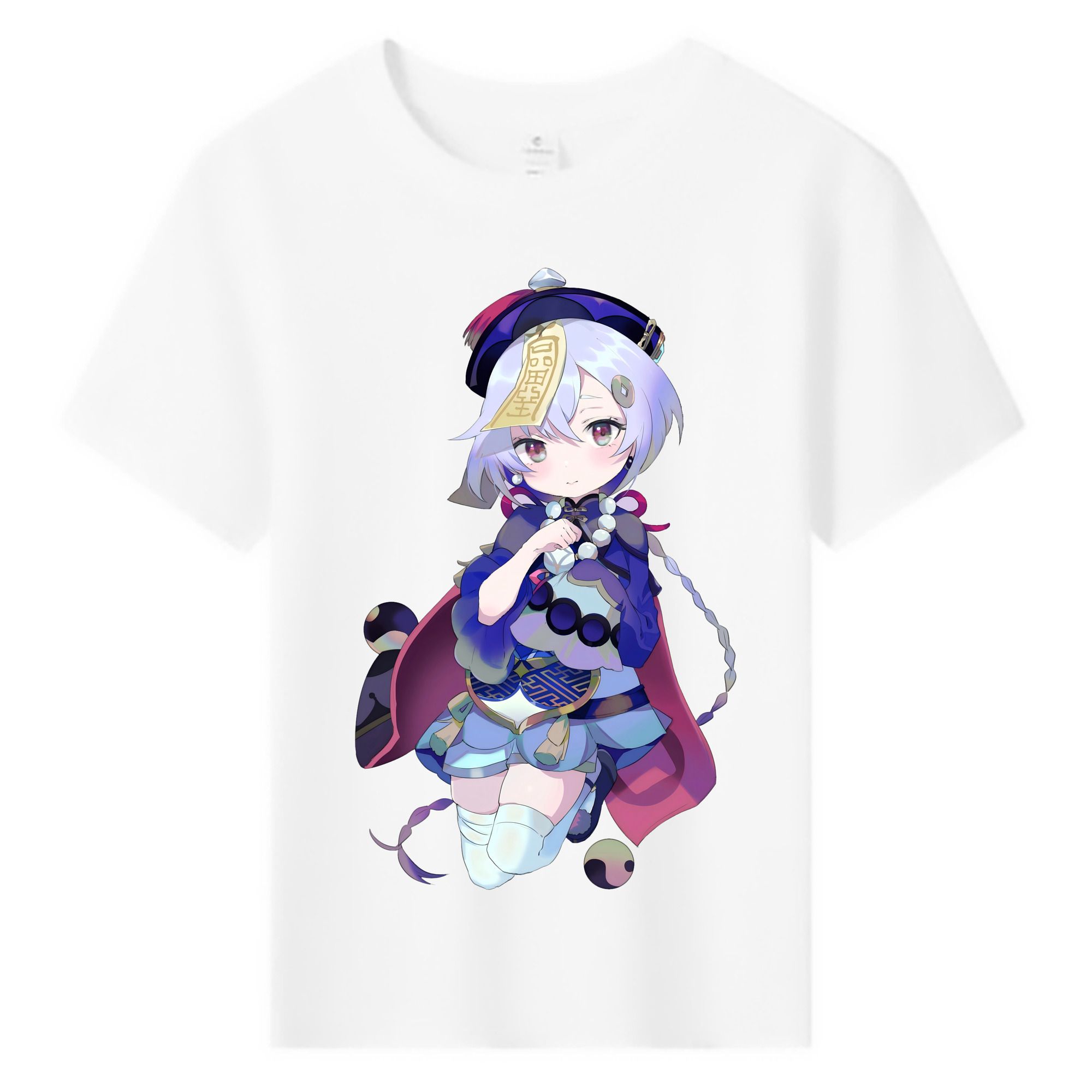 げんし神 七七 なな  genshin Nana 綿100％キッズTシャツ（フロントプリント）