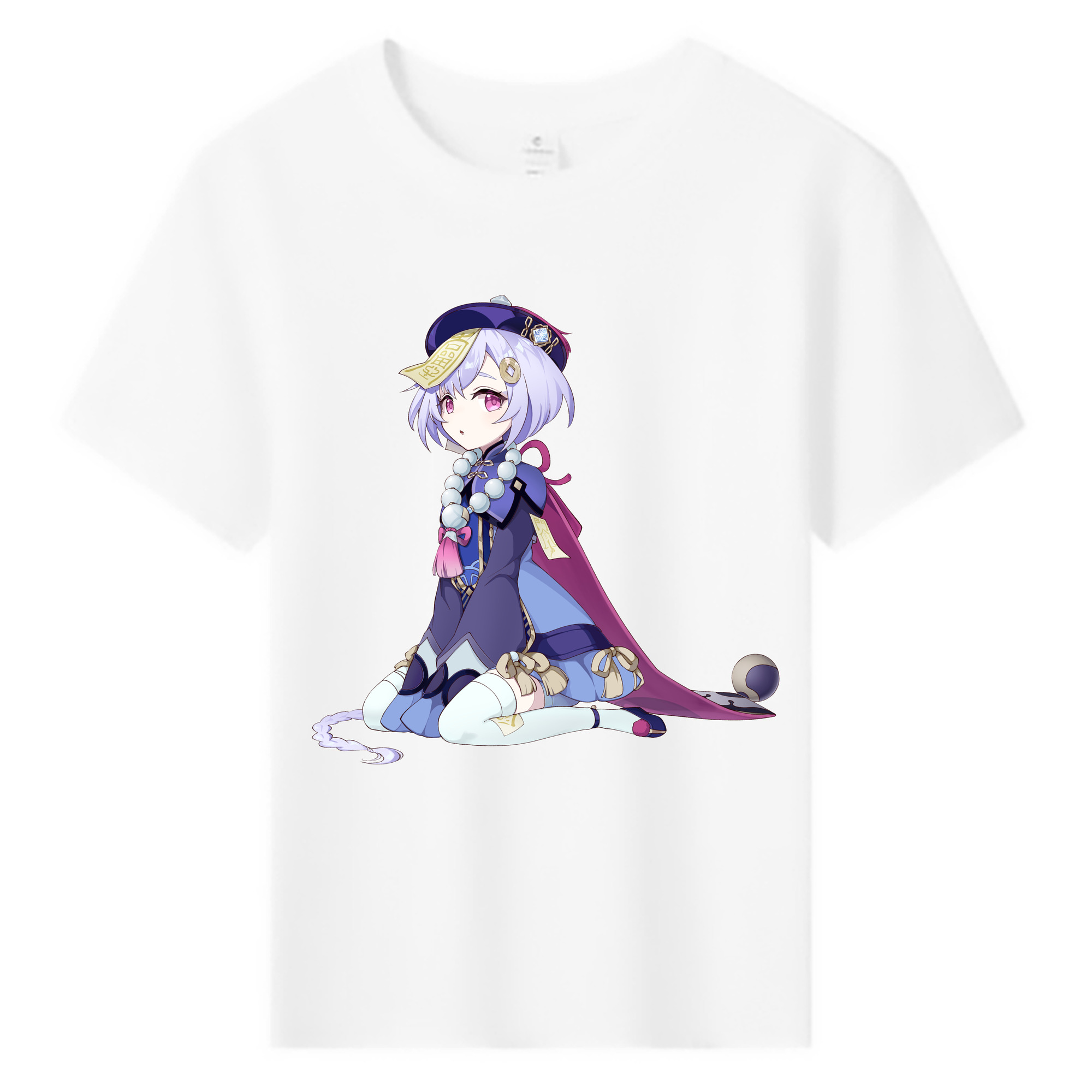 げんし神 七七 なな  genshin Nana 綿100％キッズTシャツ（フロントプリント）