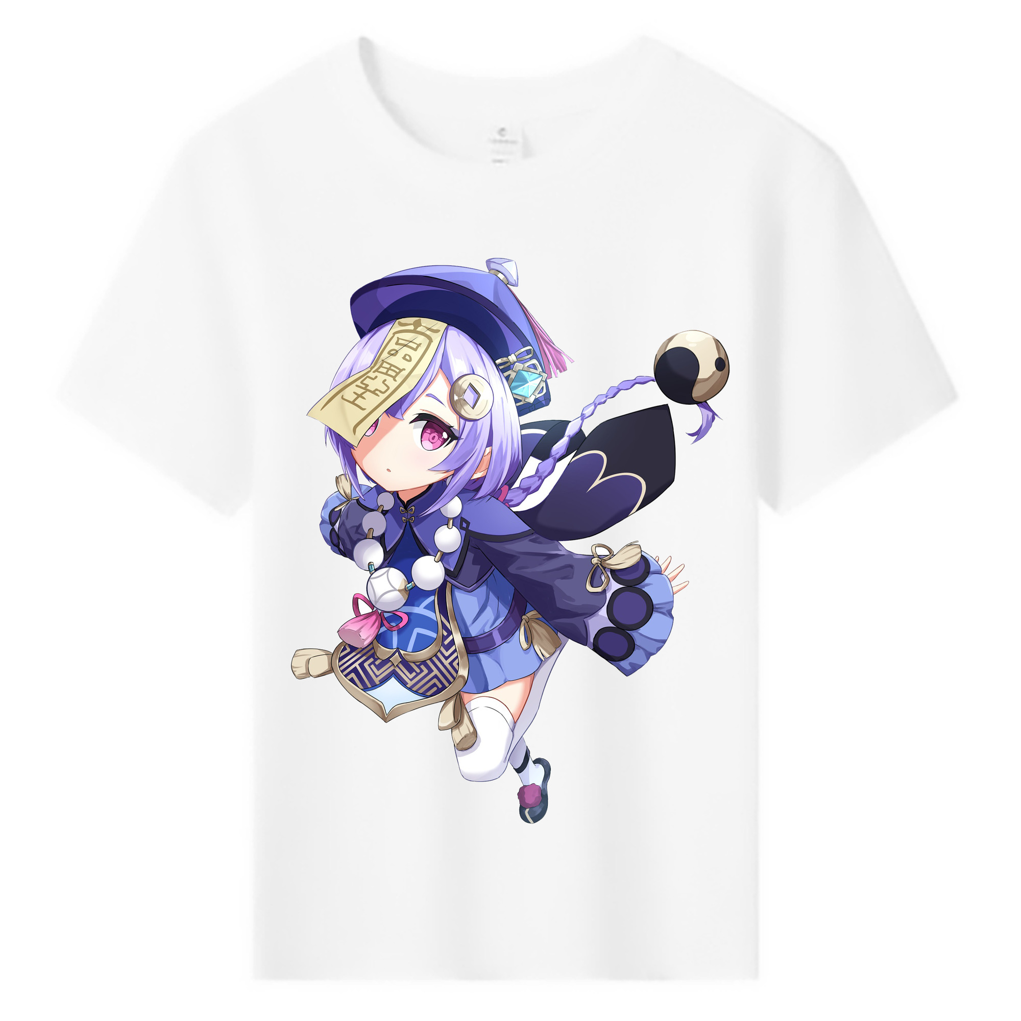 げんし神 七七 なな  genshin Nana 綿100％キッズTシャツ（フロントプリント）