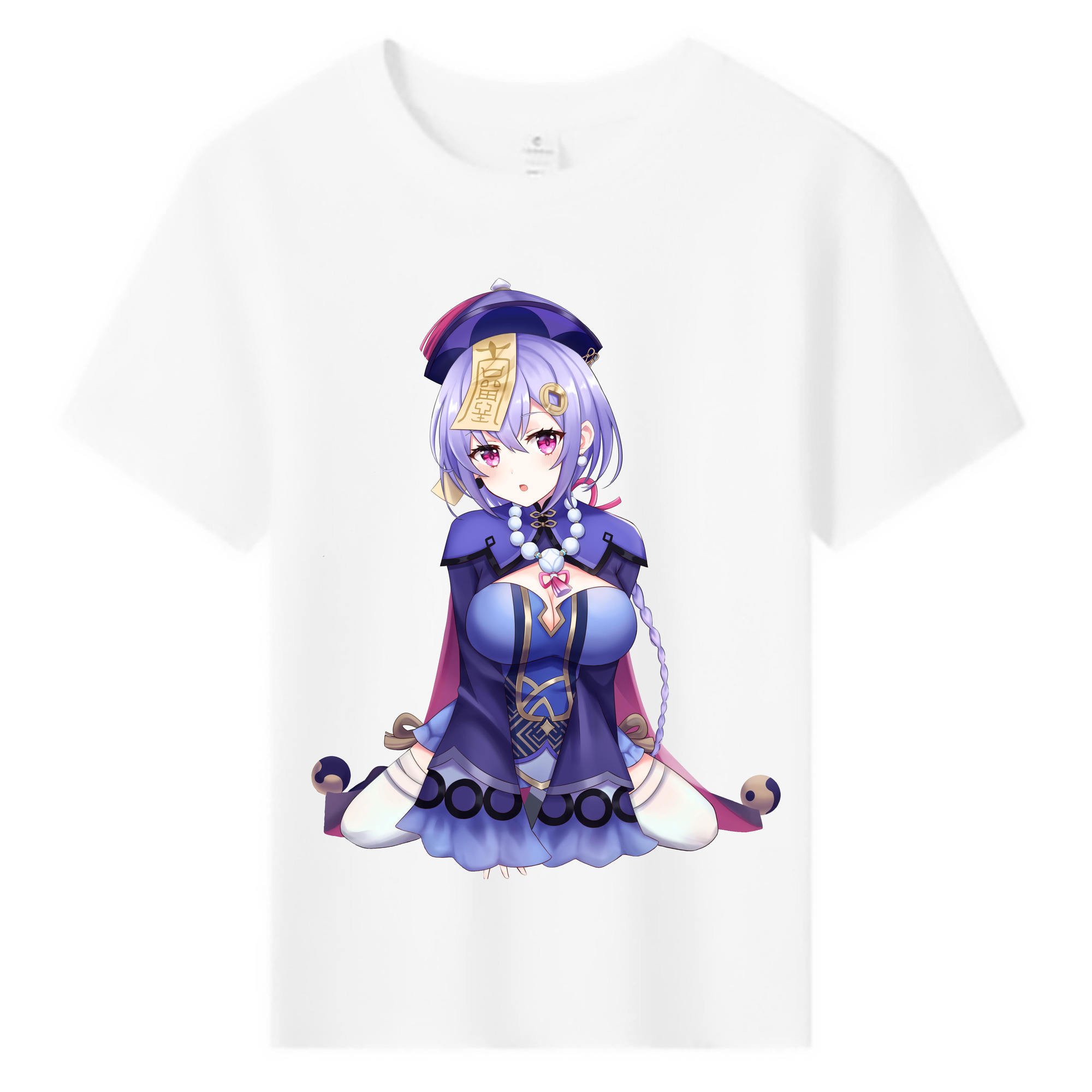 げんし神 七七 なな  genshin Nana 綿100％キッズTシャツ（フロントプリント）