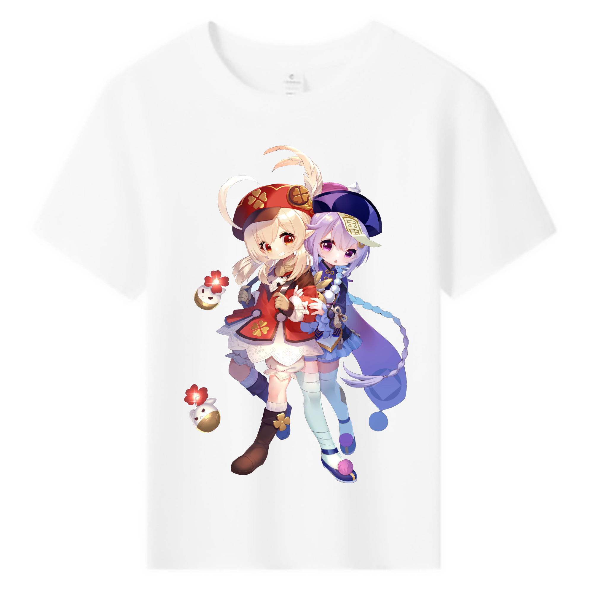 げんし神 七七 なな  genshin Nana 綿100％キッズTシャツ（フロントプリント）
