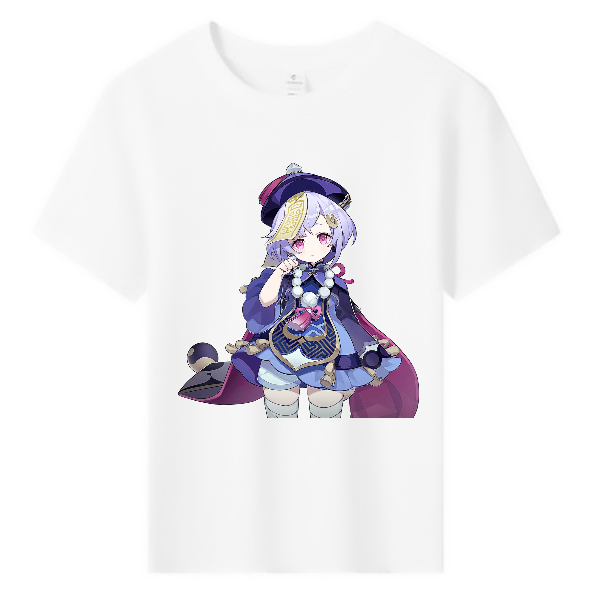 げんし神 七七 なな  genshin Nana 綿100％キッズTシャツ（フロントプリント）