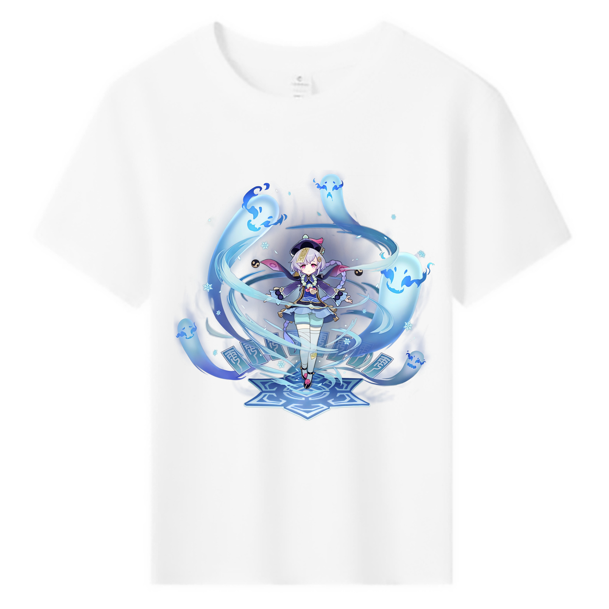 げんし神 七七 なな  genshin Nana 綿100％キッズTシャツ（フロントプリント）