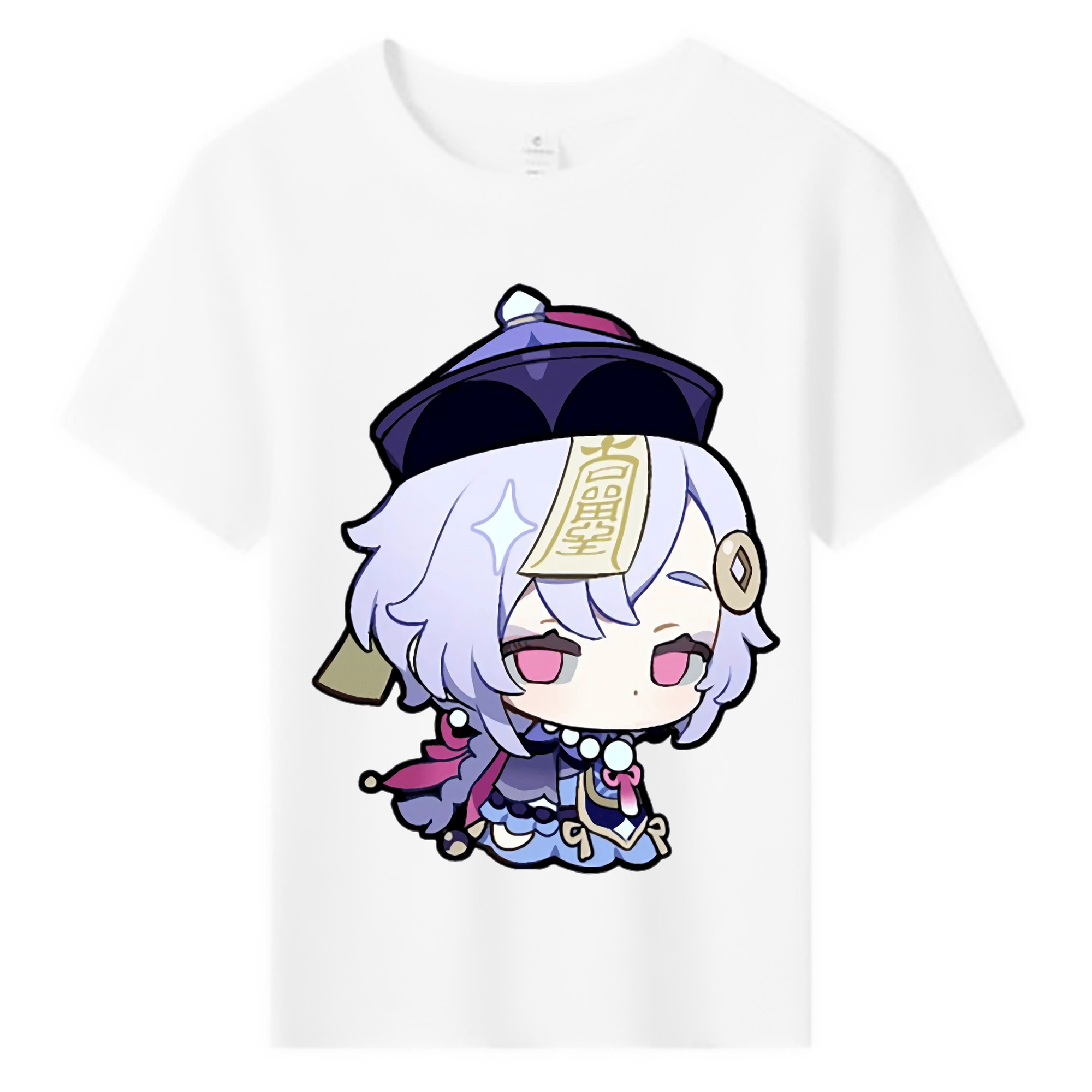 げんし神 七七 なな  genshin Nana 綿100％キッズTシャツ（フロントプリント）