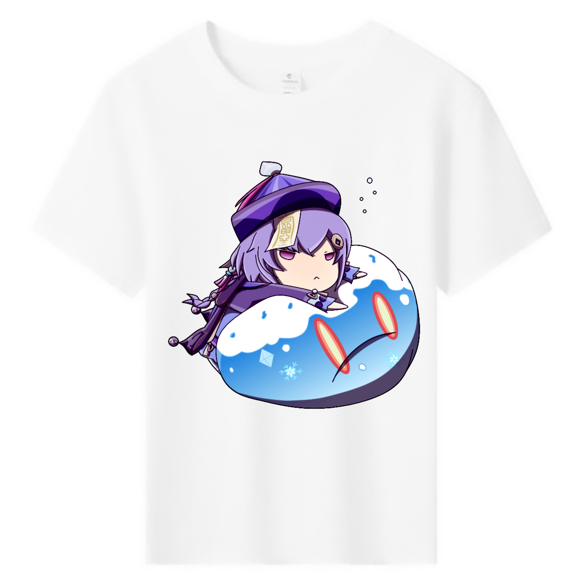 げんし神 七七 なな  genshin Nana 綿100％キッズTシャツ（フロントプリント）