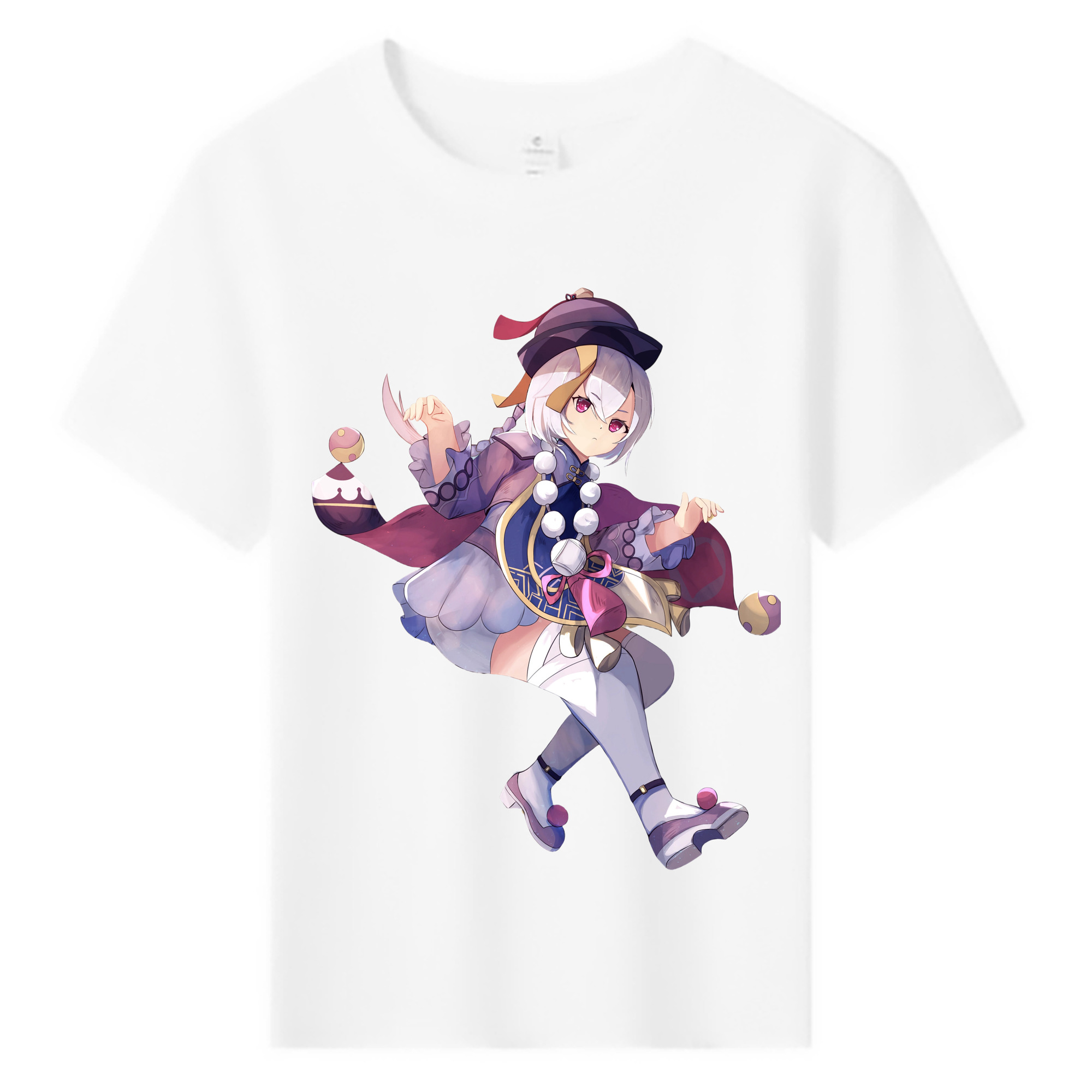 げんし神 七七 なな  genshin Nana 綿100％キッズTシャツ（フロントプリント）