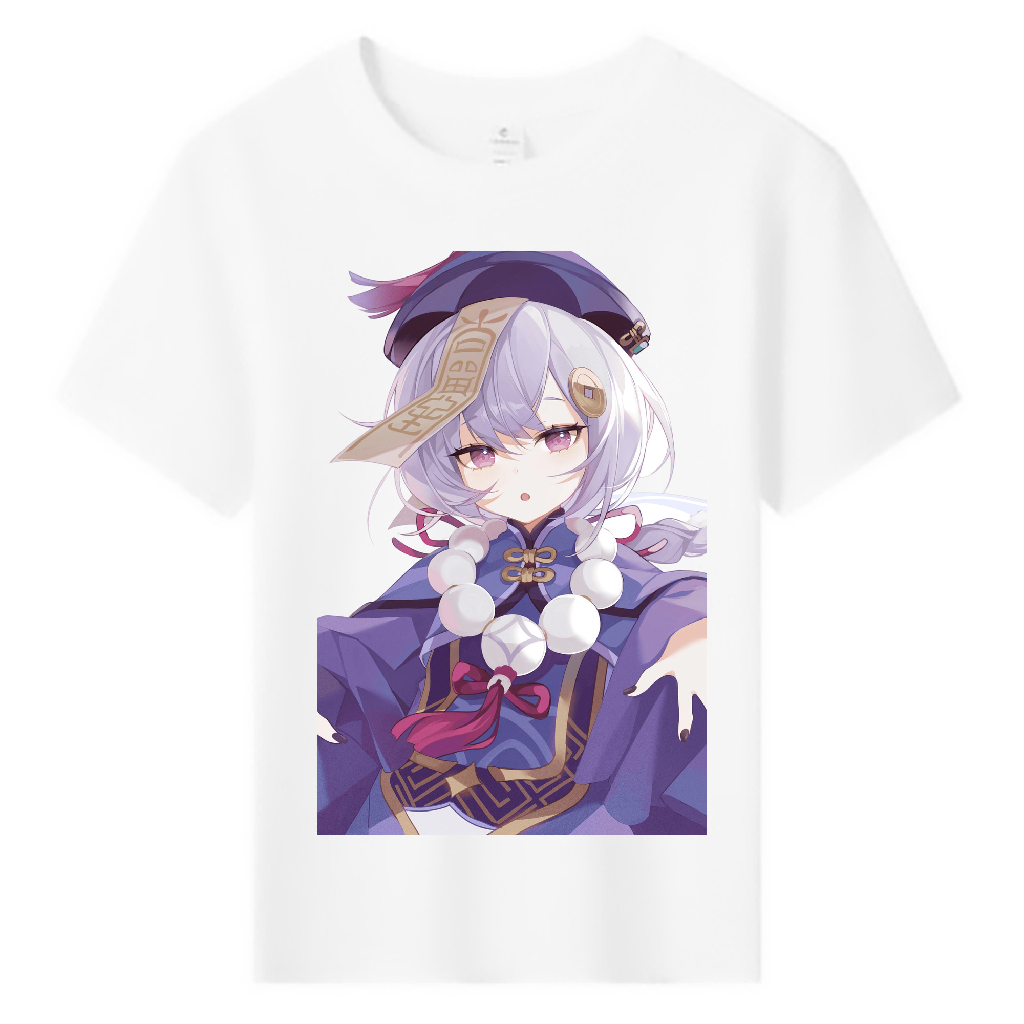 げんし神 七七 なな  genshin Nana 綿100％キッズTシャツ（フロントプリント）