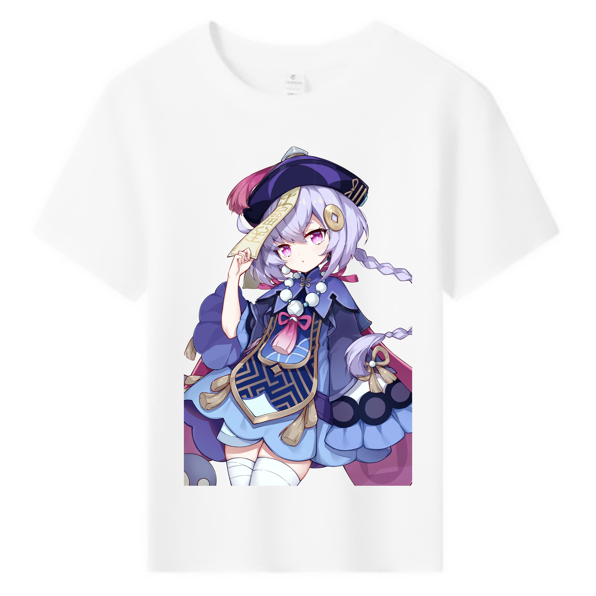 げんし神 七七 なな  genshin Nana 綿100％キッズTシャツ（フロントプリント）