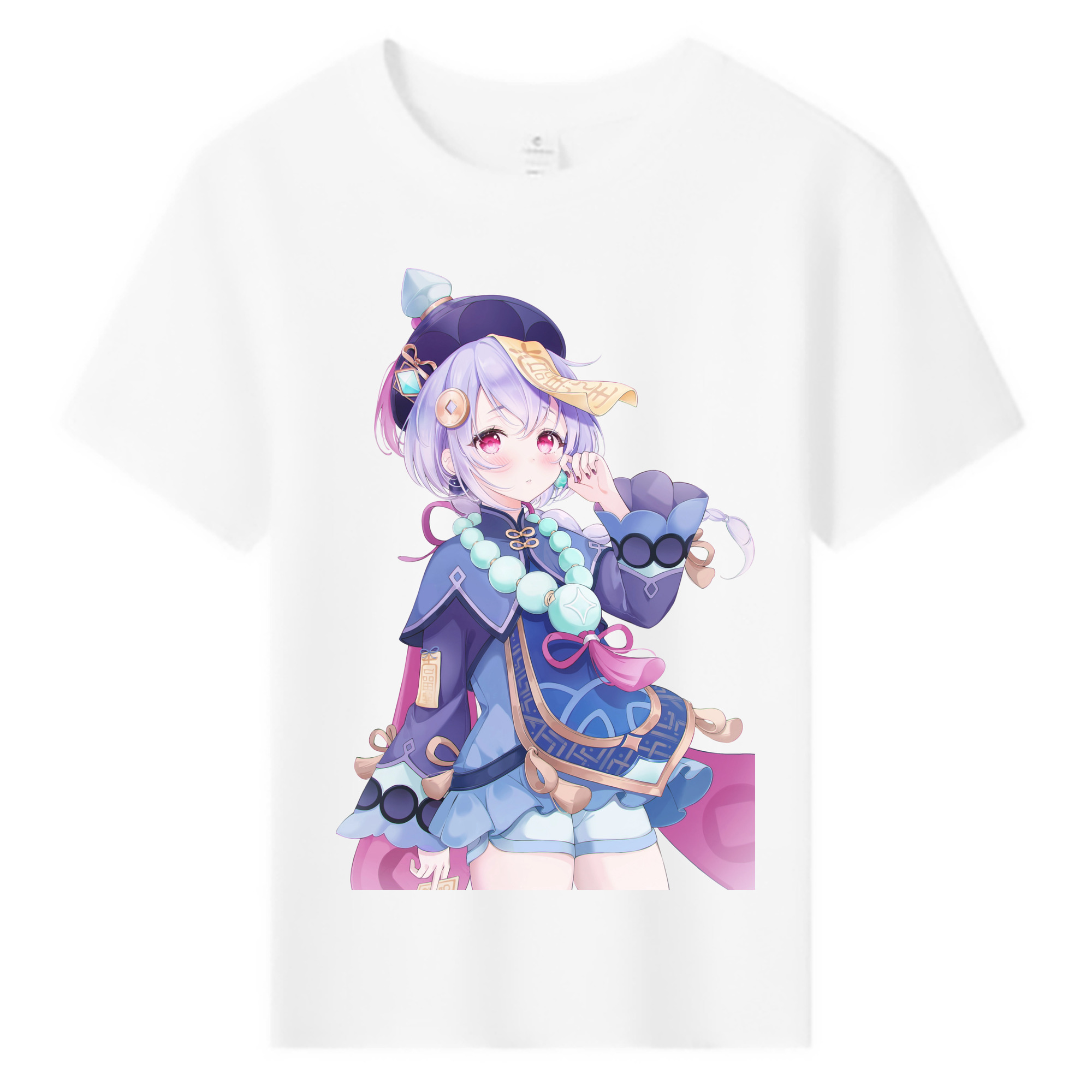 げんし神 七七 なな  genshin Nana 綿100％キッズTシャツ（フロントプリント）