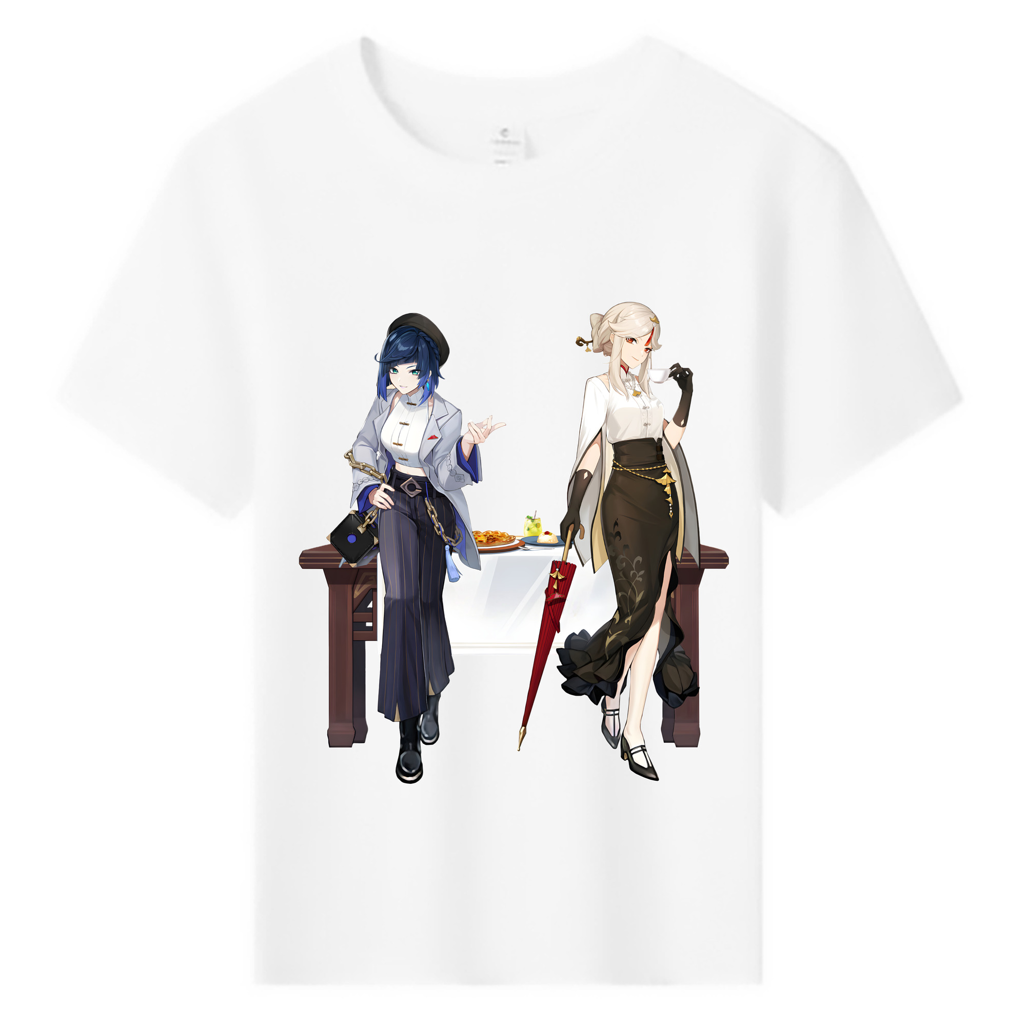 げんし神 夜兰 やらん genshin Yaran 綿100％キッズTシャツ（フロントプリント）