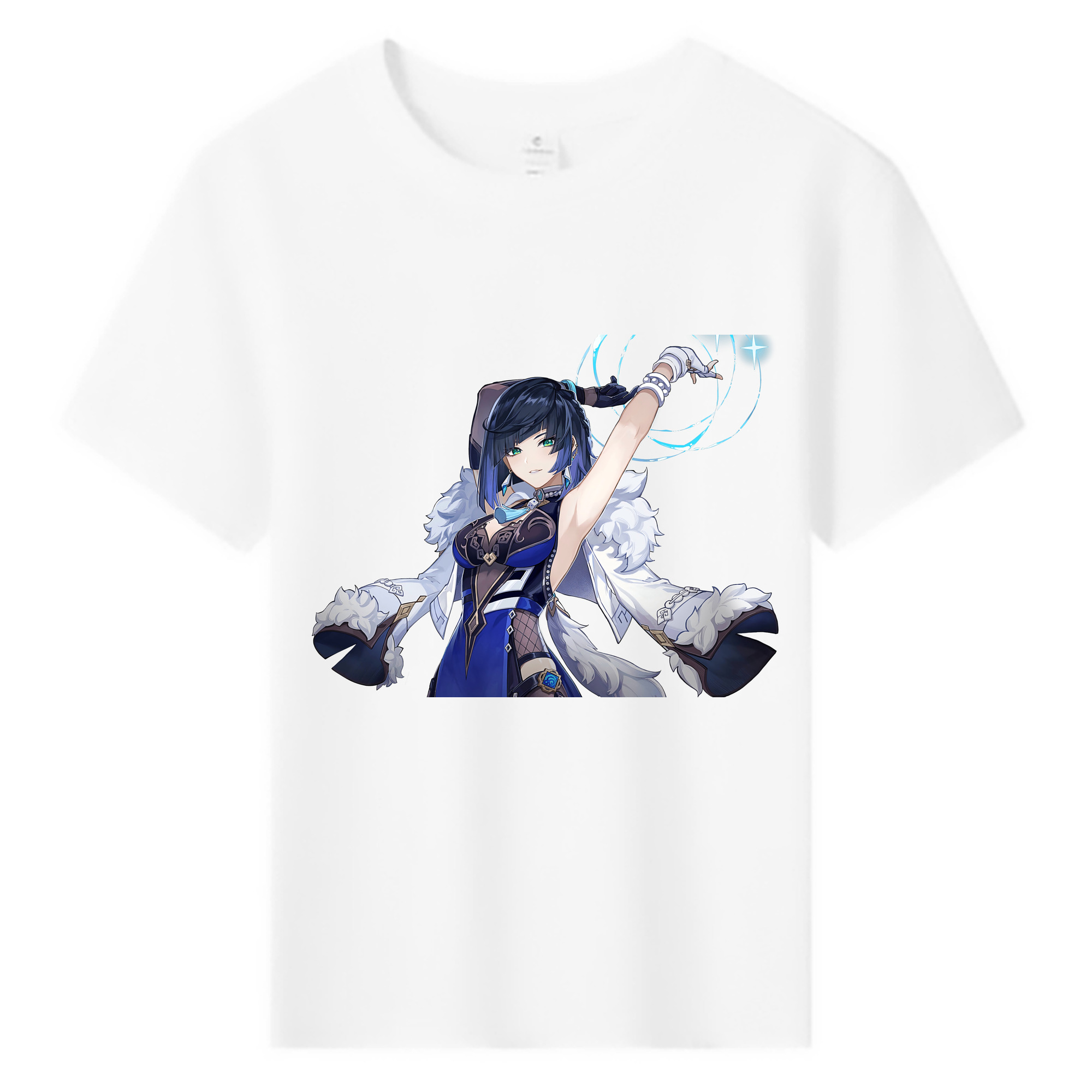 げんし神 夜兰 やらん genshin Yaran 綿100％キッズTシャツ（フロントプリント）